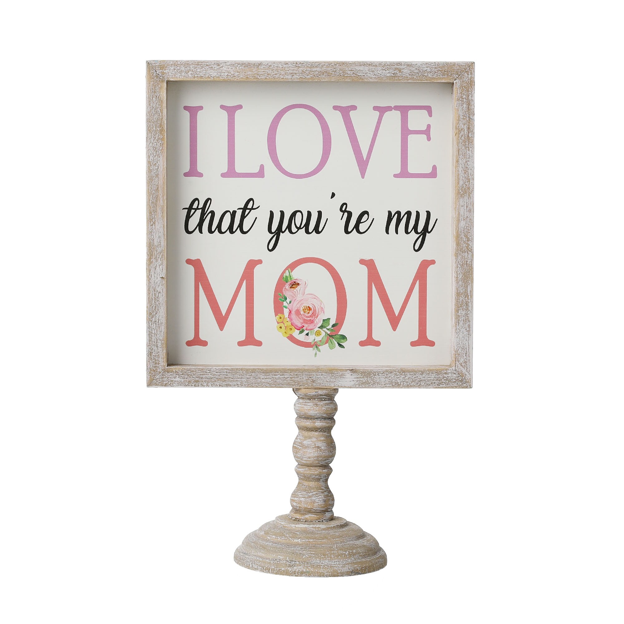 Glitzhome Handcrafted Welcome Porch Sign for Mother's Day, Spring ...