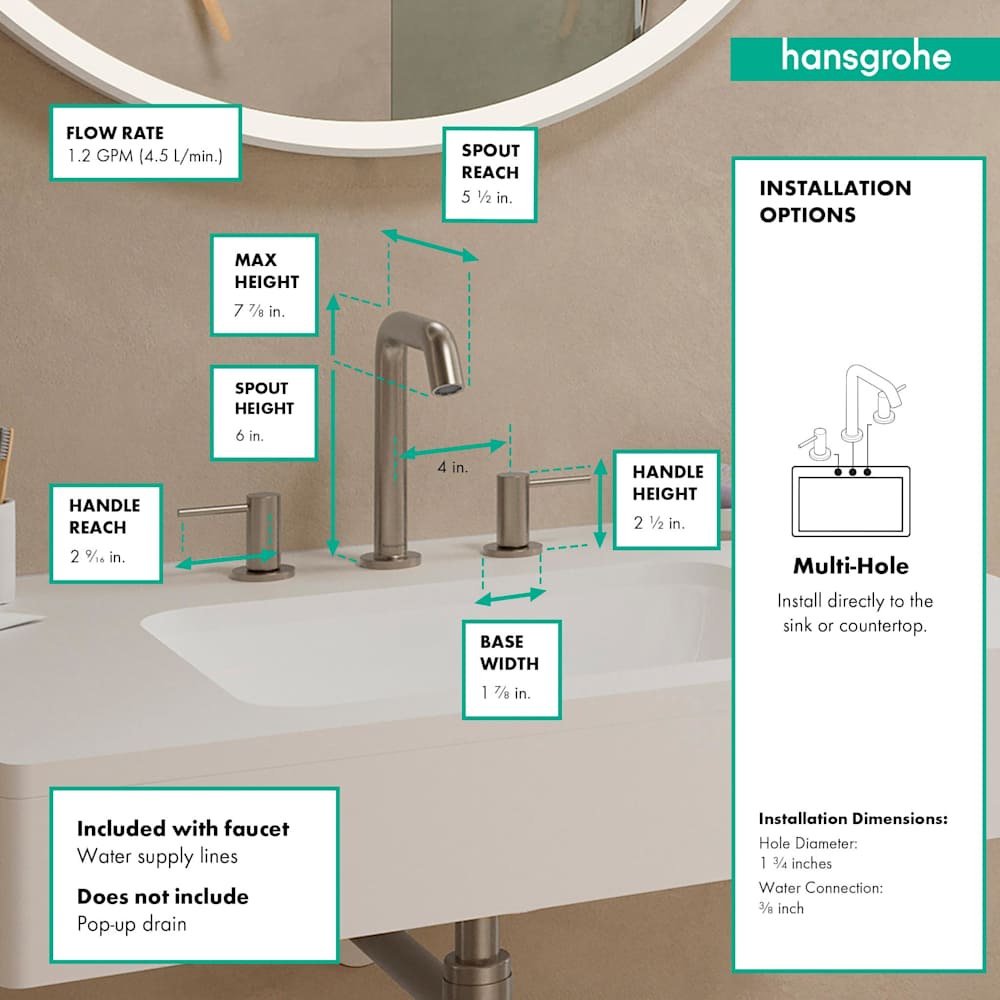 Hansgrohe 73332671 Lavatory-Faucets - View #5
