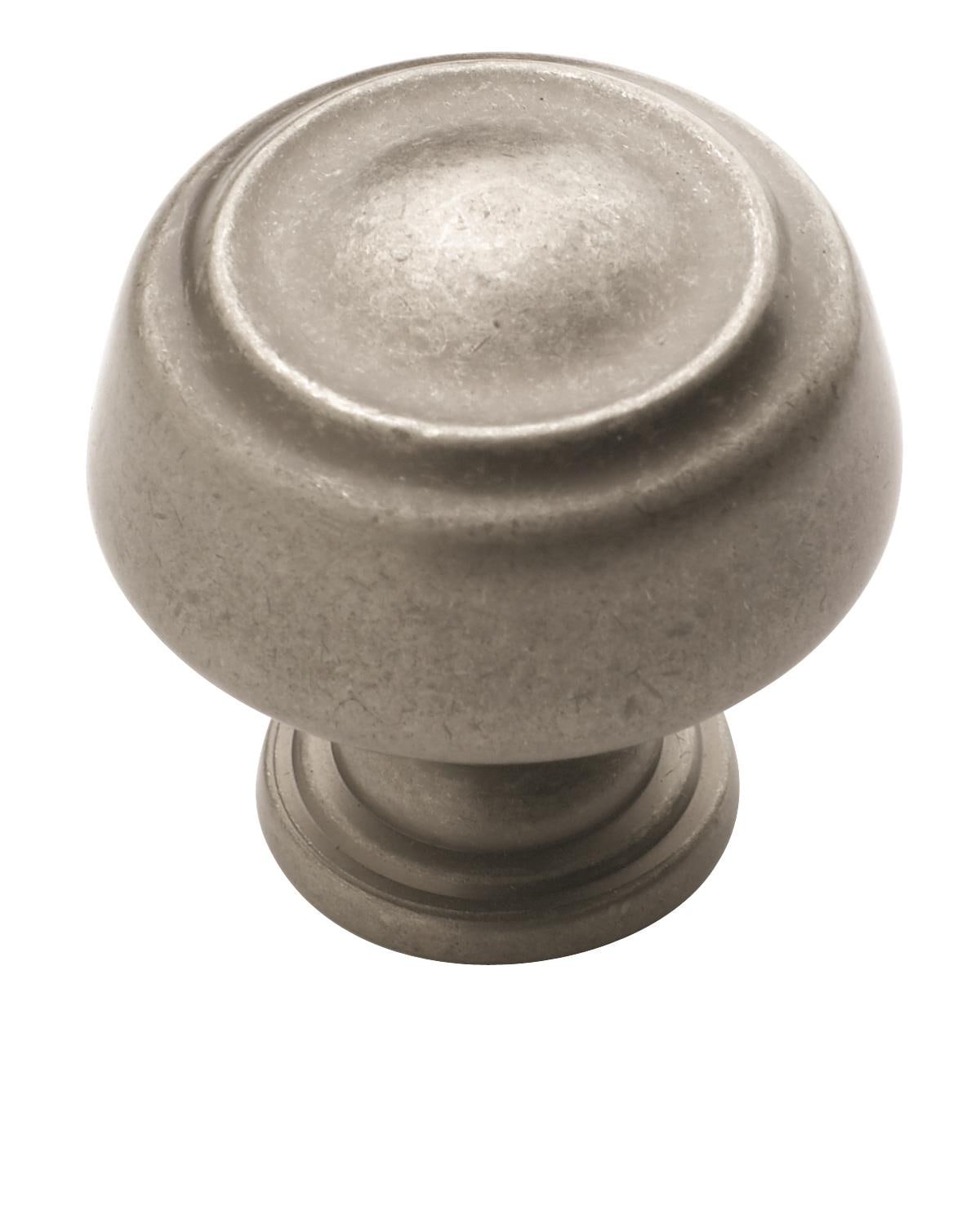 Amerock Kane Weathered Nickel Round Transitional Cabinet Knob BP53700WN ...