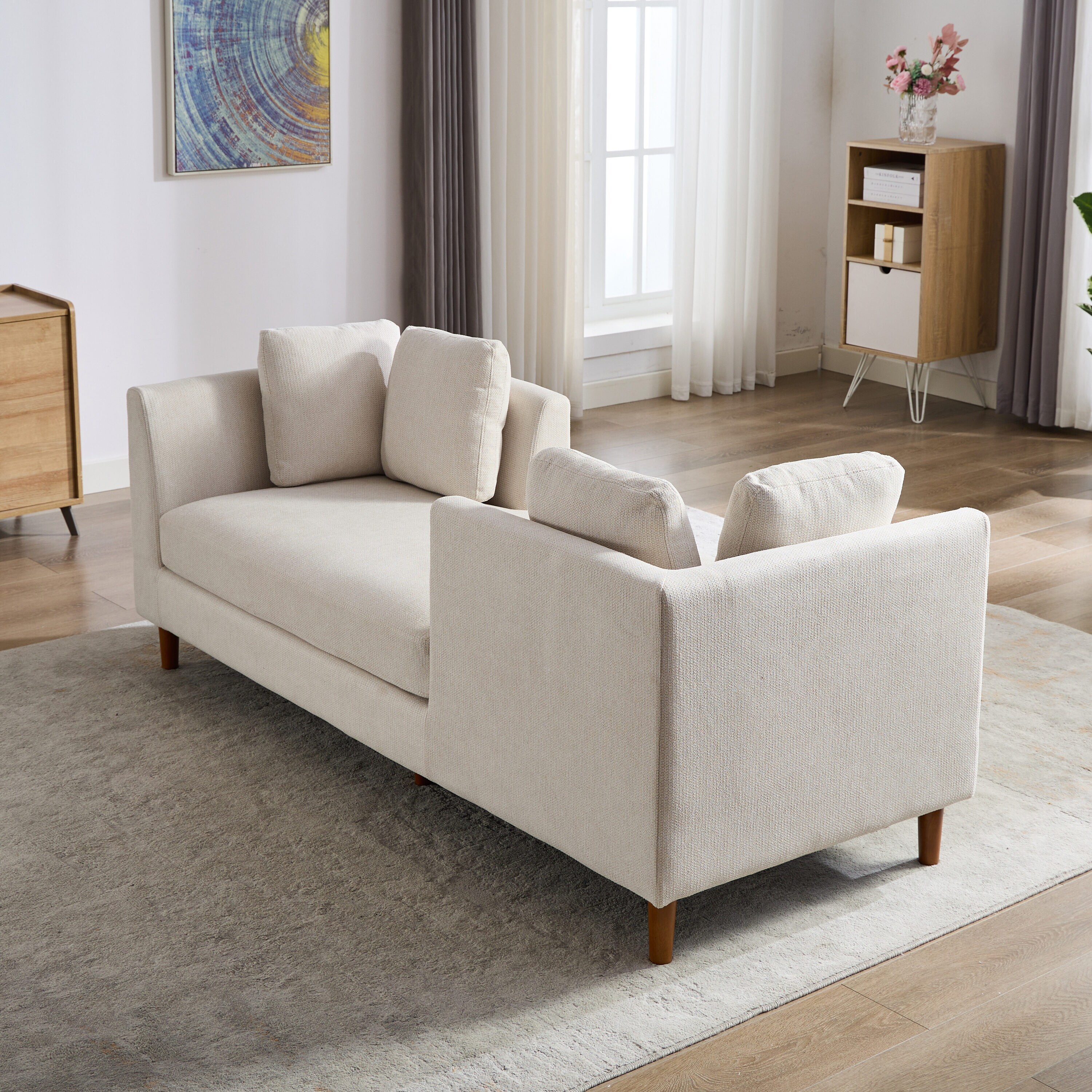 Hrinhom HC-W6105-BEIGE Sofas-Loveseats - View #6