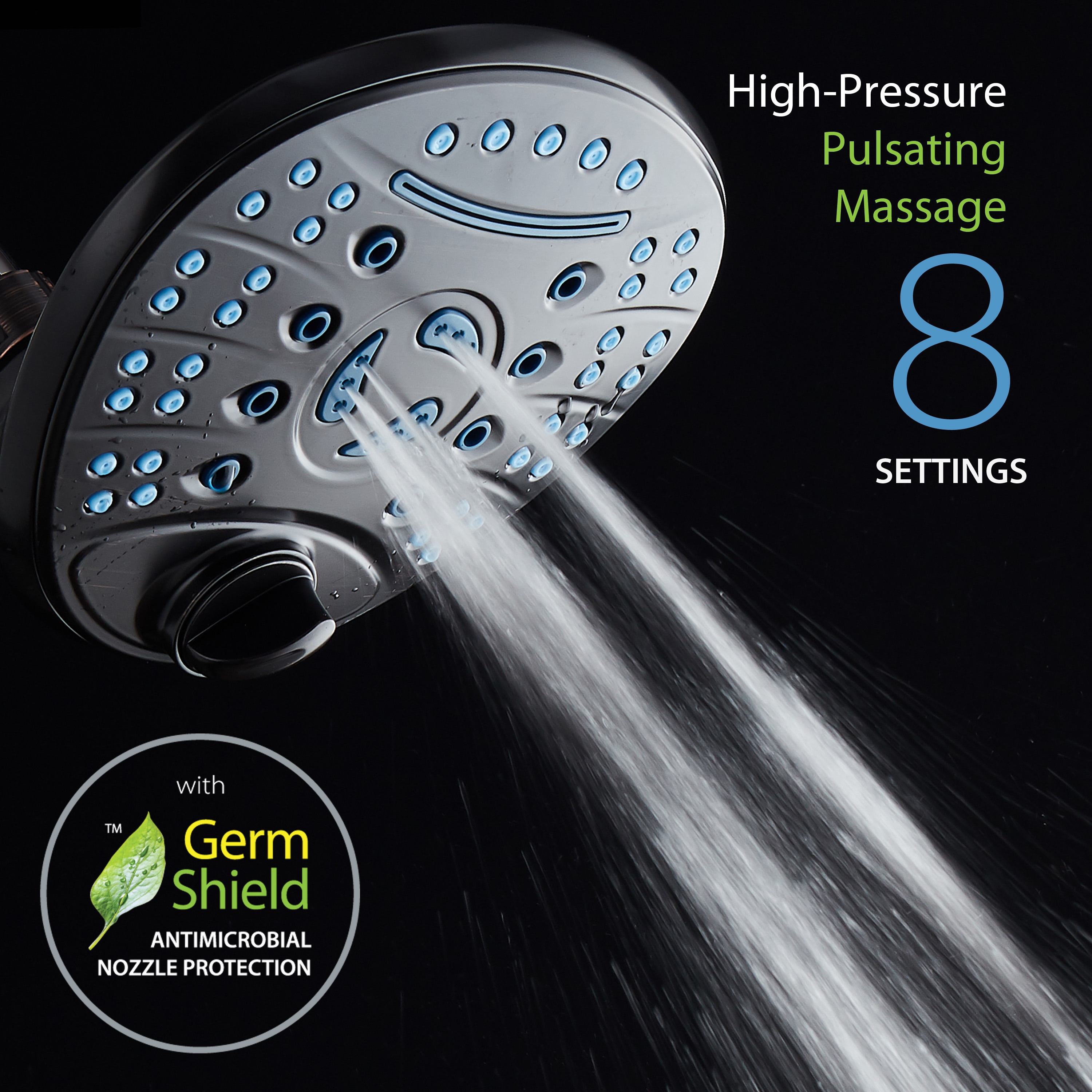 AquaCare 43333 Fixed-Showerhead - View #3