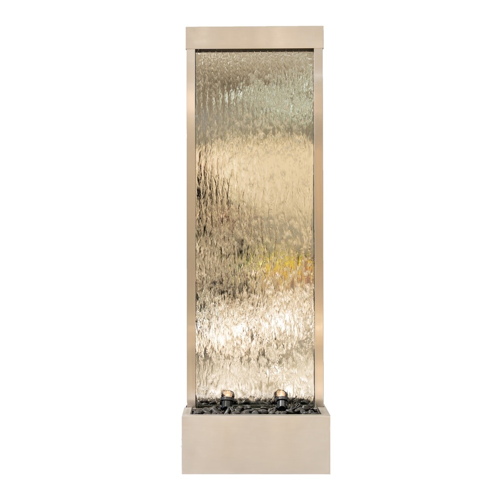 XBrand ALLSE1455SL 67.72-Inches Metal Wall Indoor Fountain