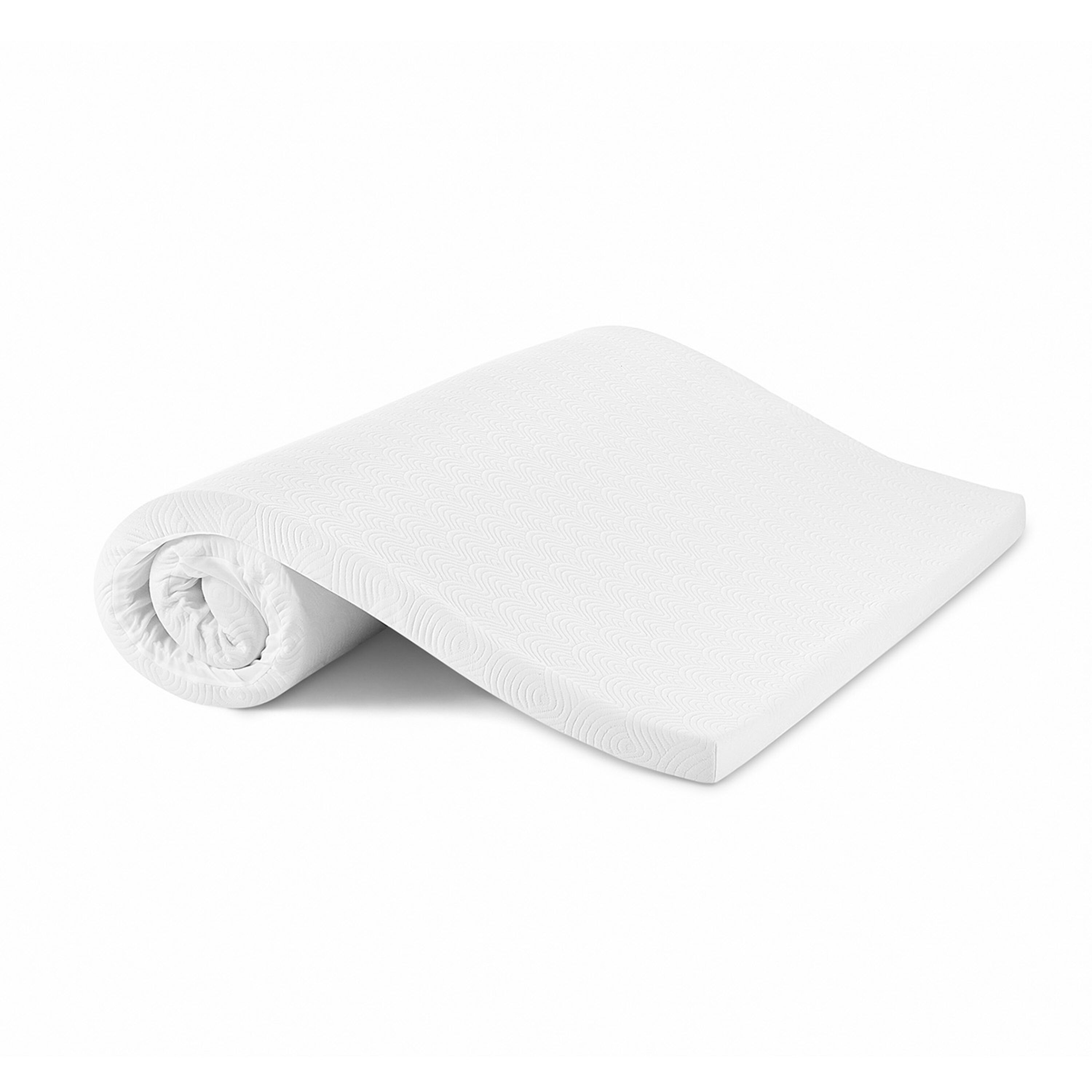King Off-White Visco Elastic Foam Mattress Topper