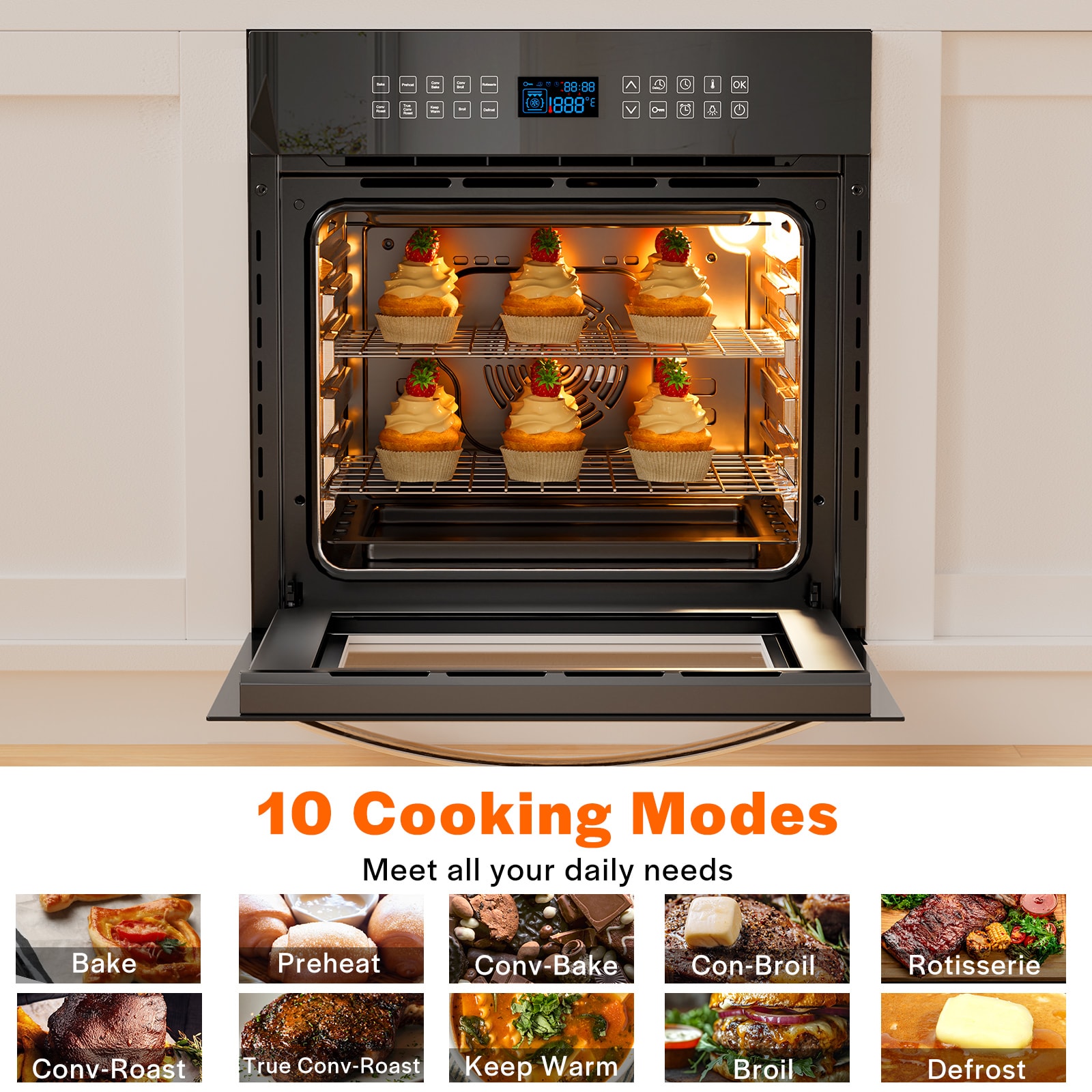 Empava EMP-24SOC17 Swall-Elec-Oven - View #5