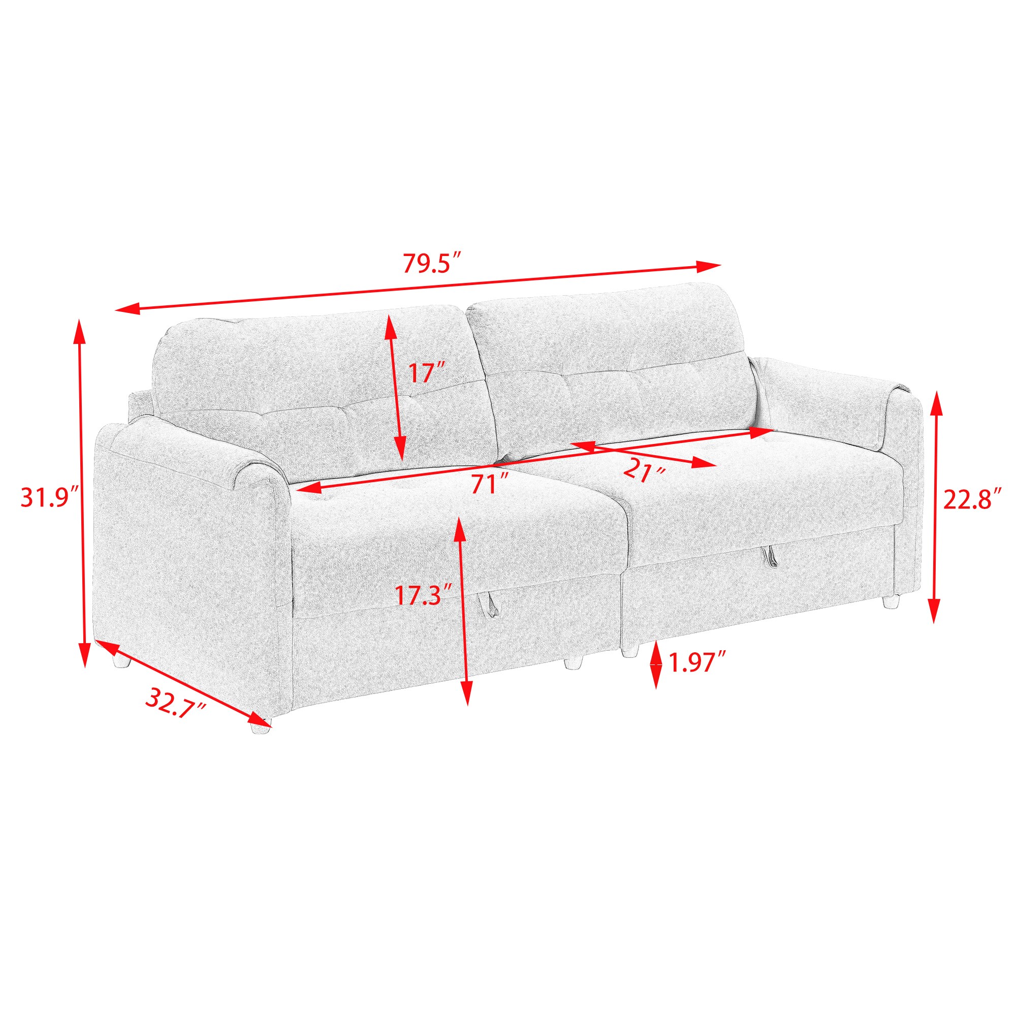 Bybafun YC5200078 Sofas-Loveseats - View #2