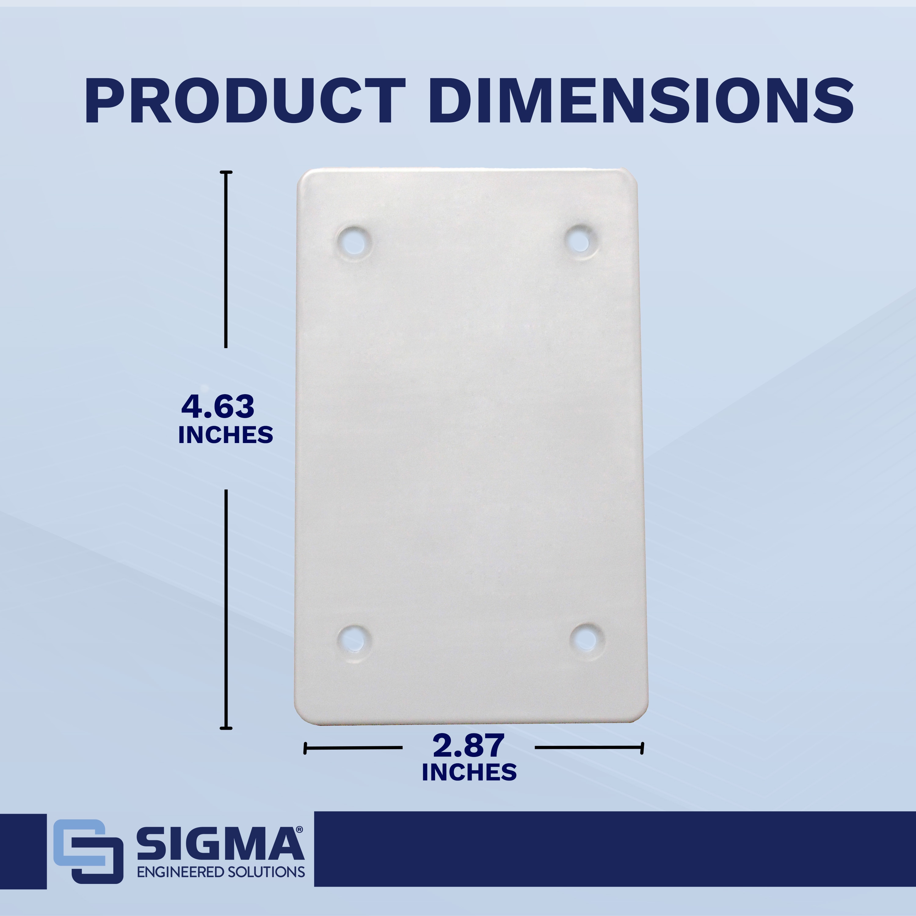 Sigma Engineered Solutions 14150WH Electrical-Box-Covers - View #3