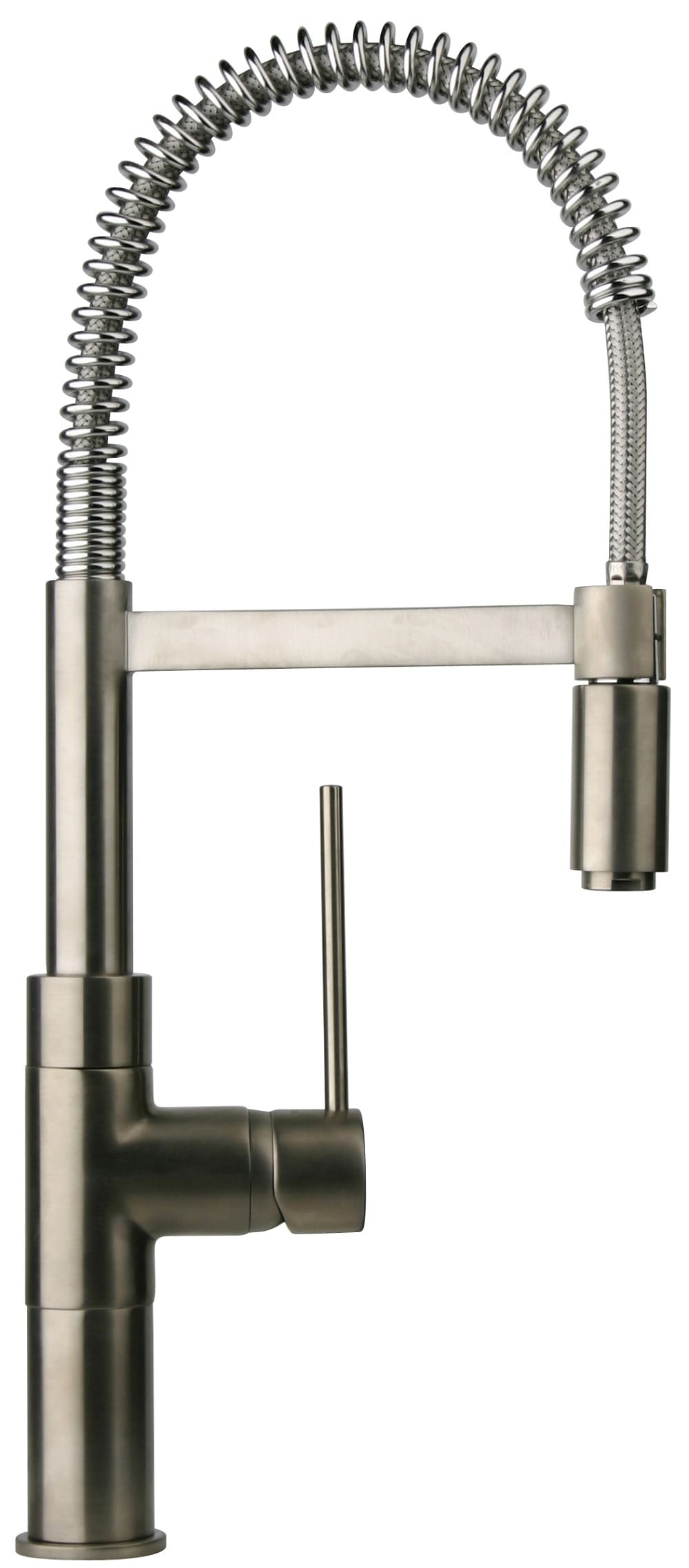 LaToscana 78PW556 Elba Brushed Nickel Single Handle Deck-mount Pull-down Kitchen Faucet with Sprayer