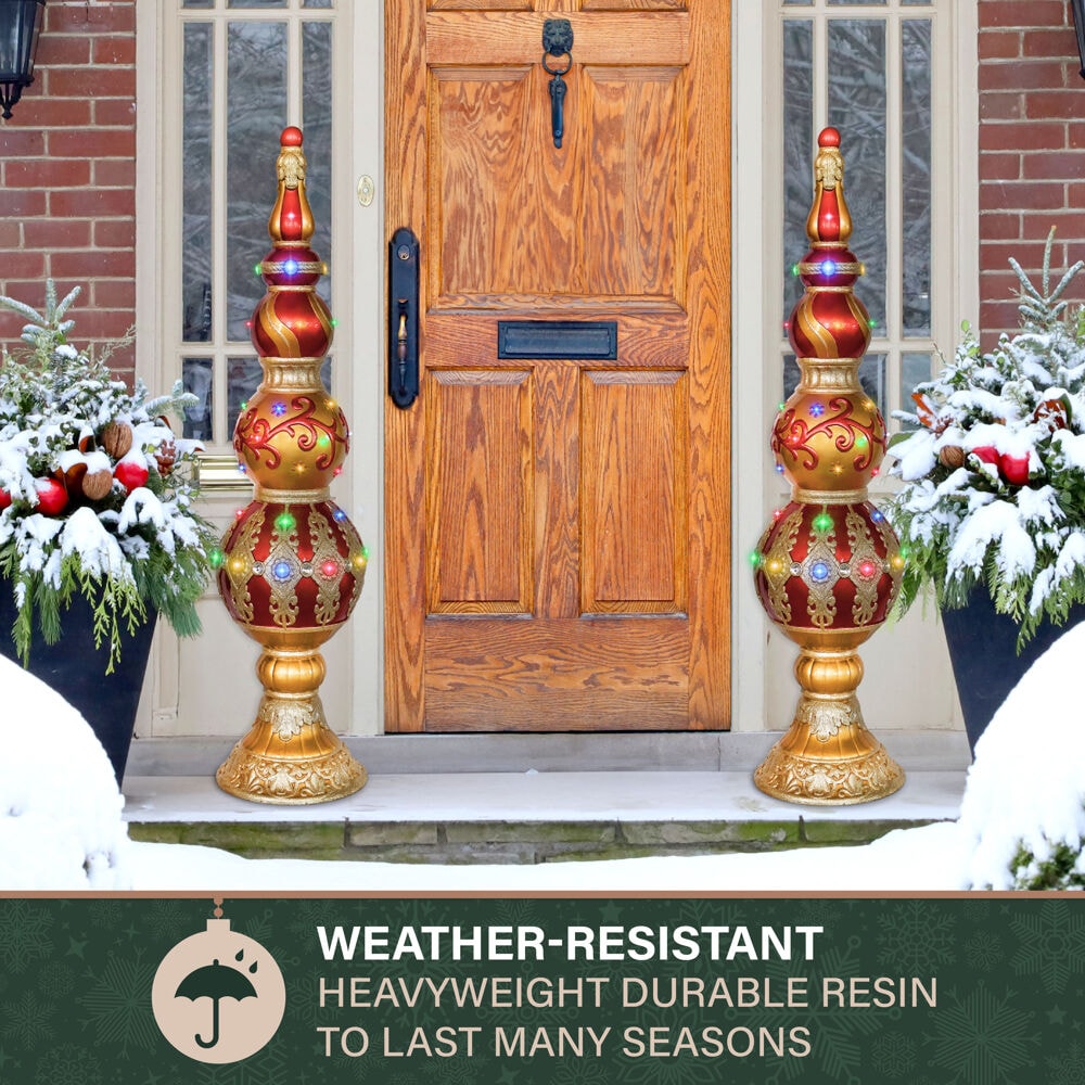 Fraser Hill Farm FFRS048-FIN5-RD Outdoor-Christmas-Decor - View #4