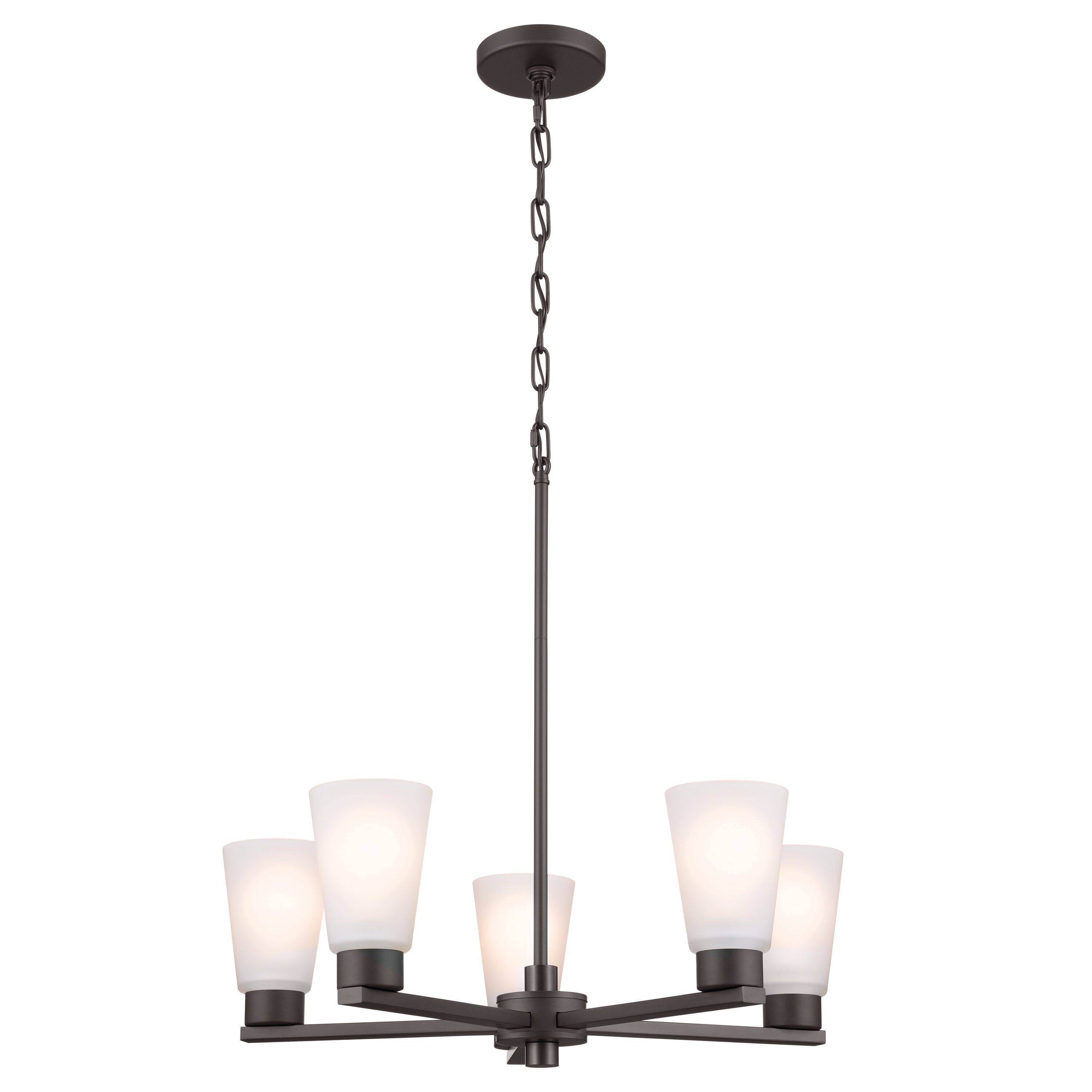 Kichler Stamos 5-Light Bronze Transitional Chandelier