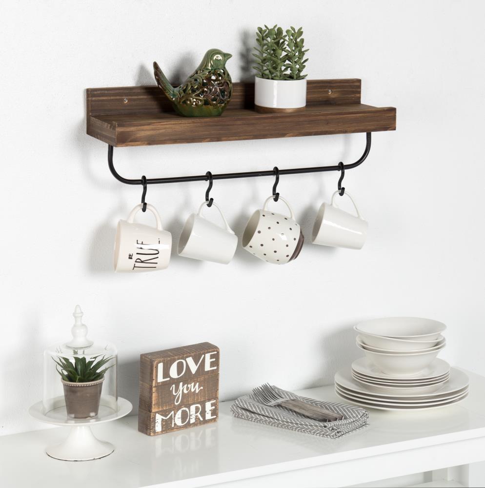 Kate and Laurel 212145 Wall-Mounted-Shelving - View #4