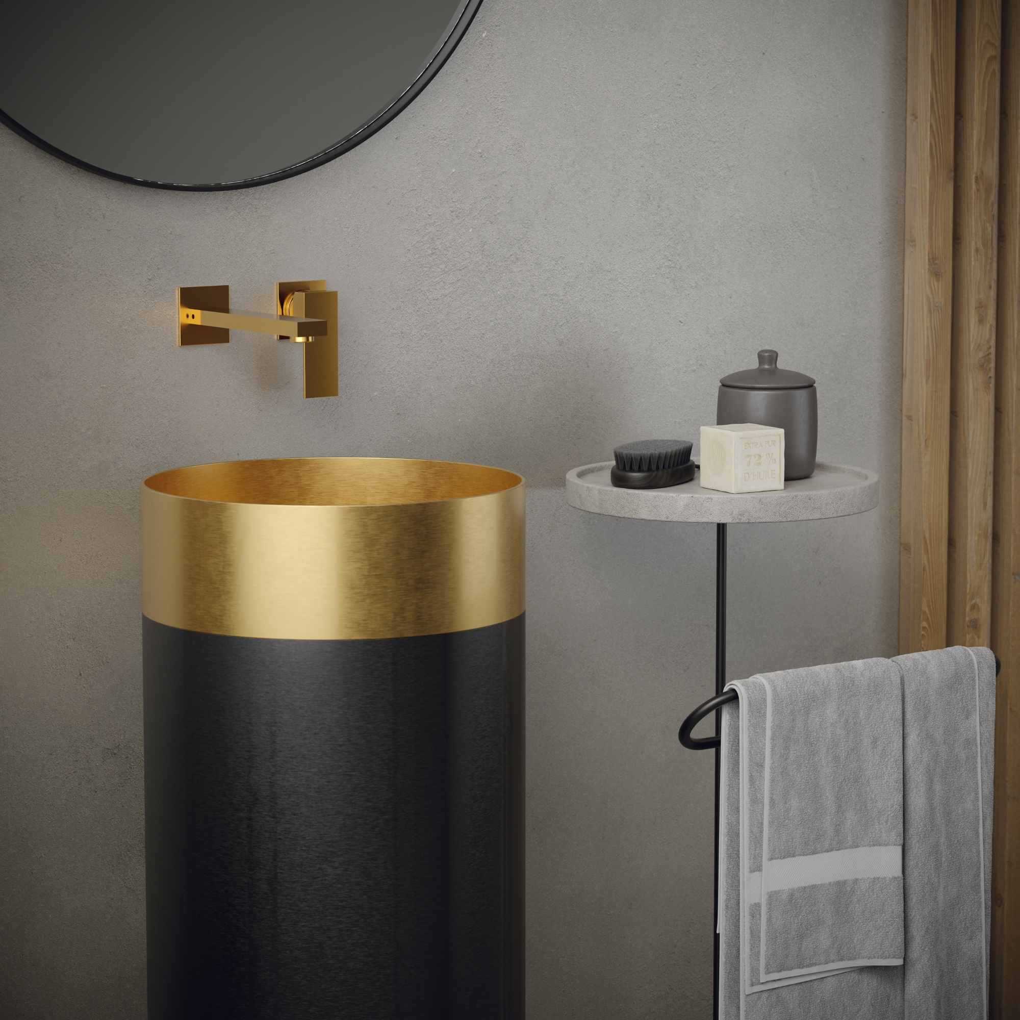 Karran CCP300G Complete-Pedestal-Lavatories - View #3