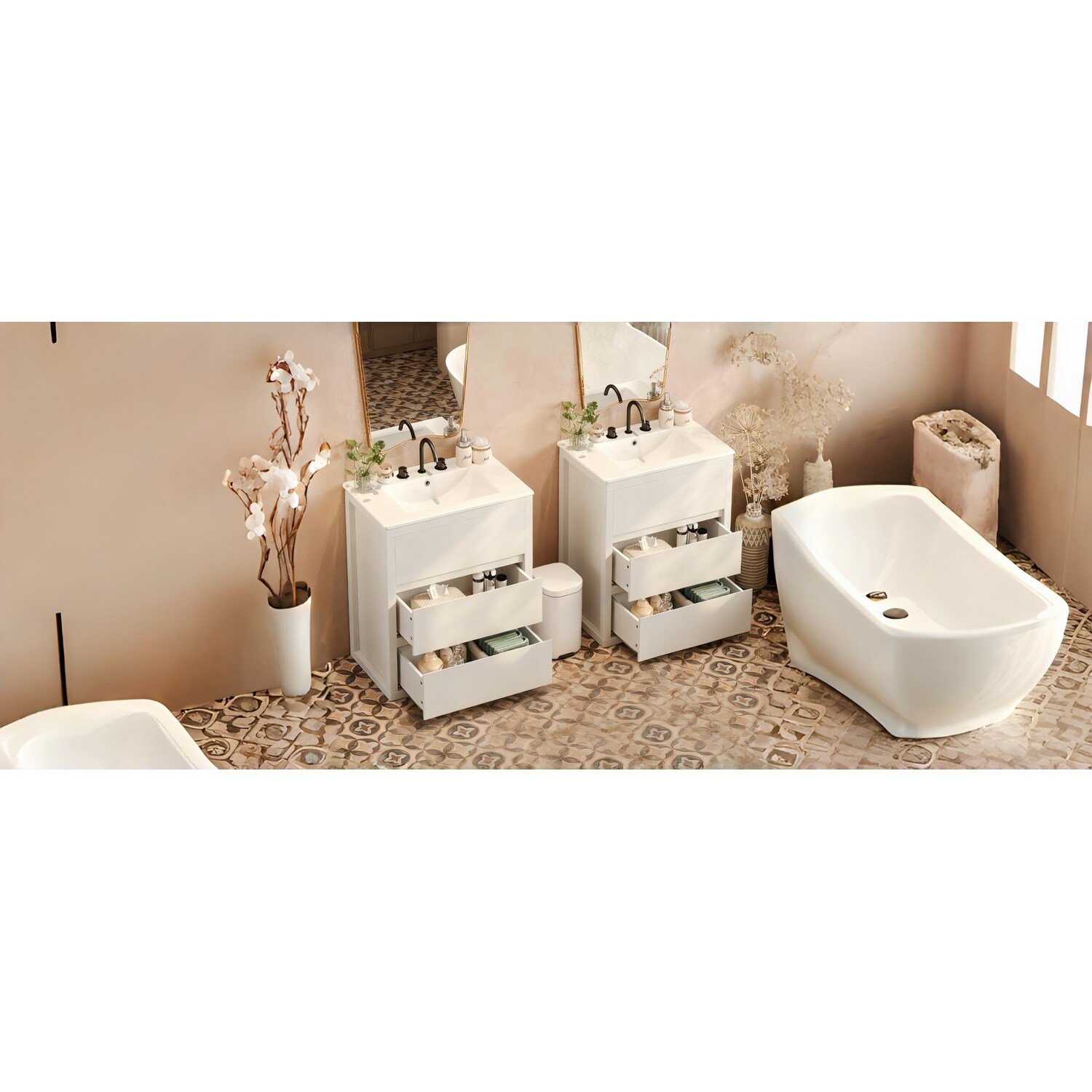 Watnature 0ENF8YWDPOM9 Bath-Vanity-Combo - View #7