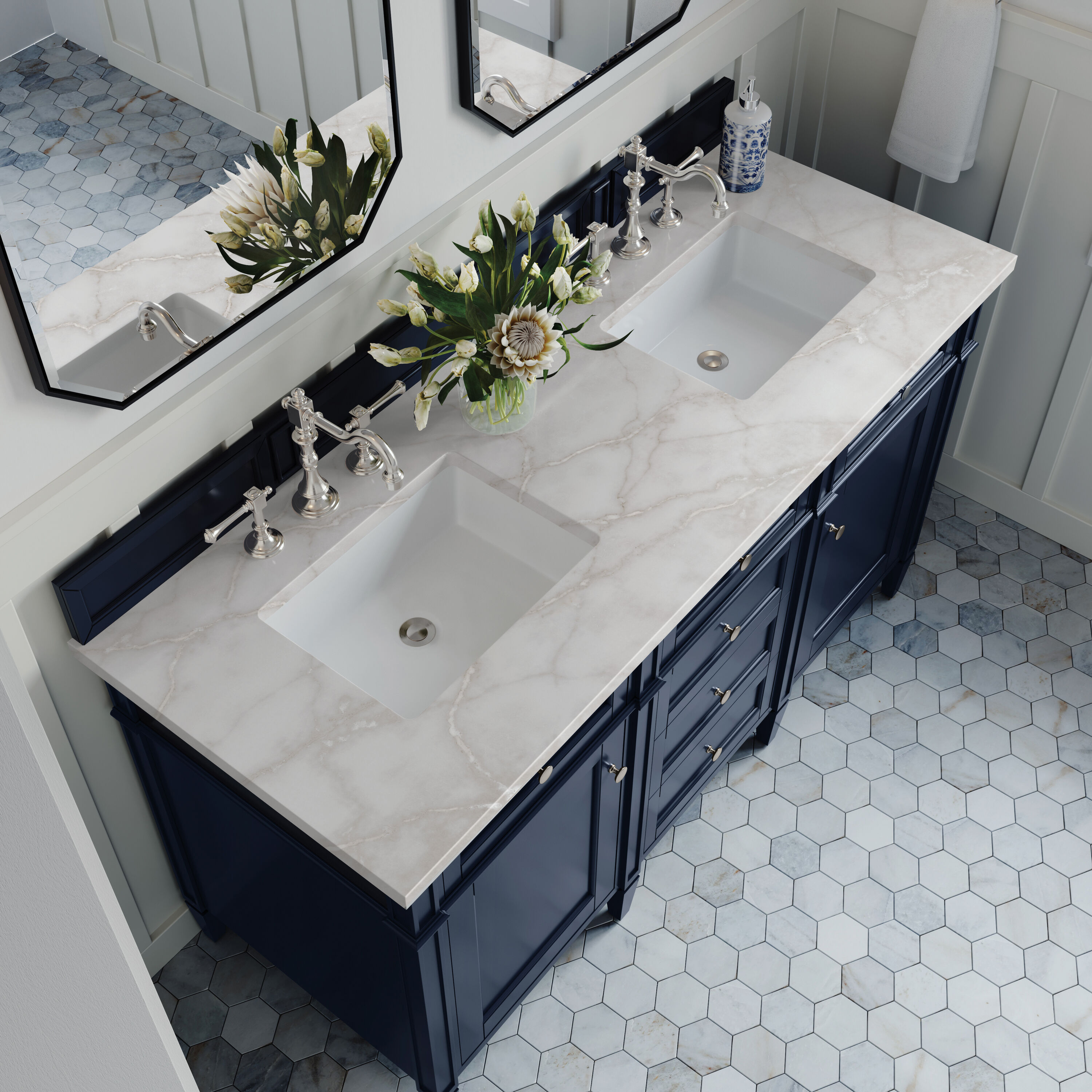 James Martin Vanities 650-V60D-VBL-FVSL Bath-Vanity-Combo - View #9