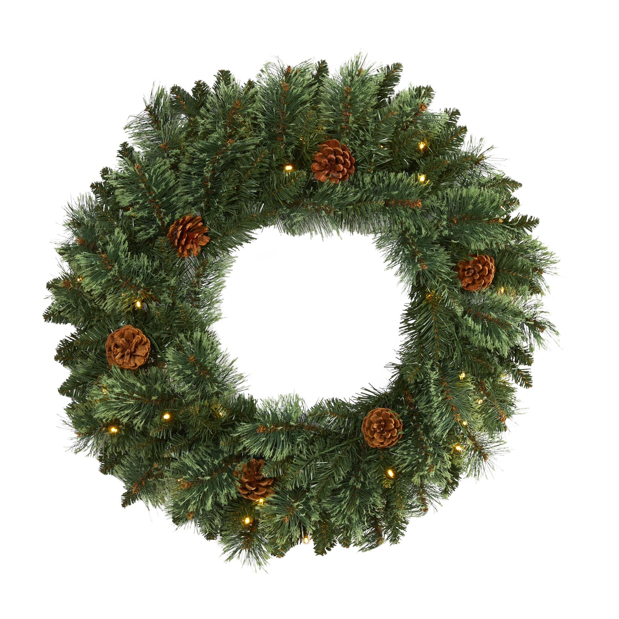 Artificial Mini Green Boxwood Wreath (2 Pack) Cabinet Wreath| 9 Realistic Leaf | Mini Wreath | Farmhouse Wreath | Small Wreaths for Indoor | Greenery