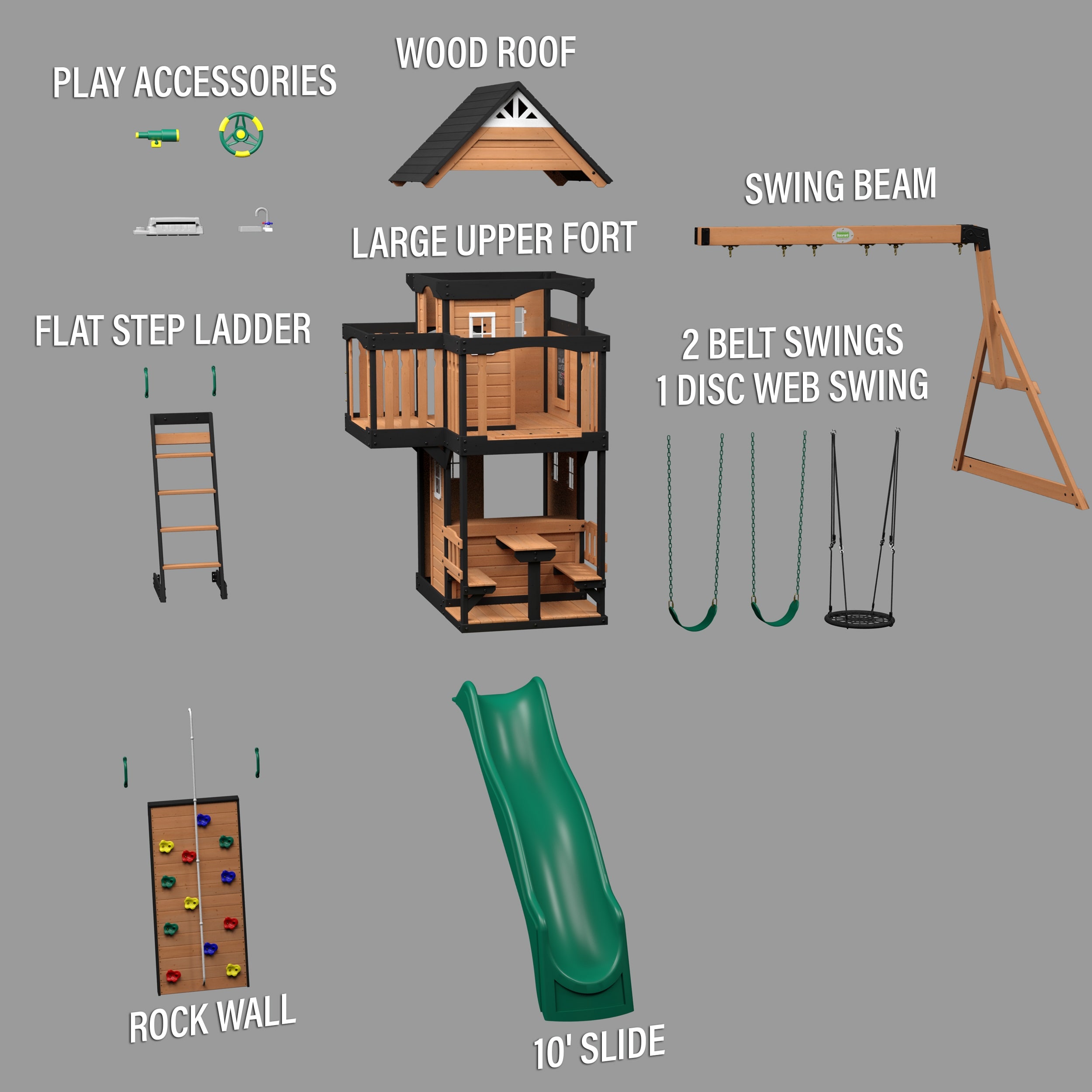 Backyard Discovery 1803022COM Wood-Playset-Kits - View #10