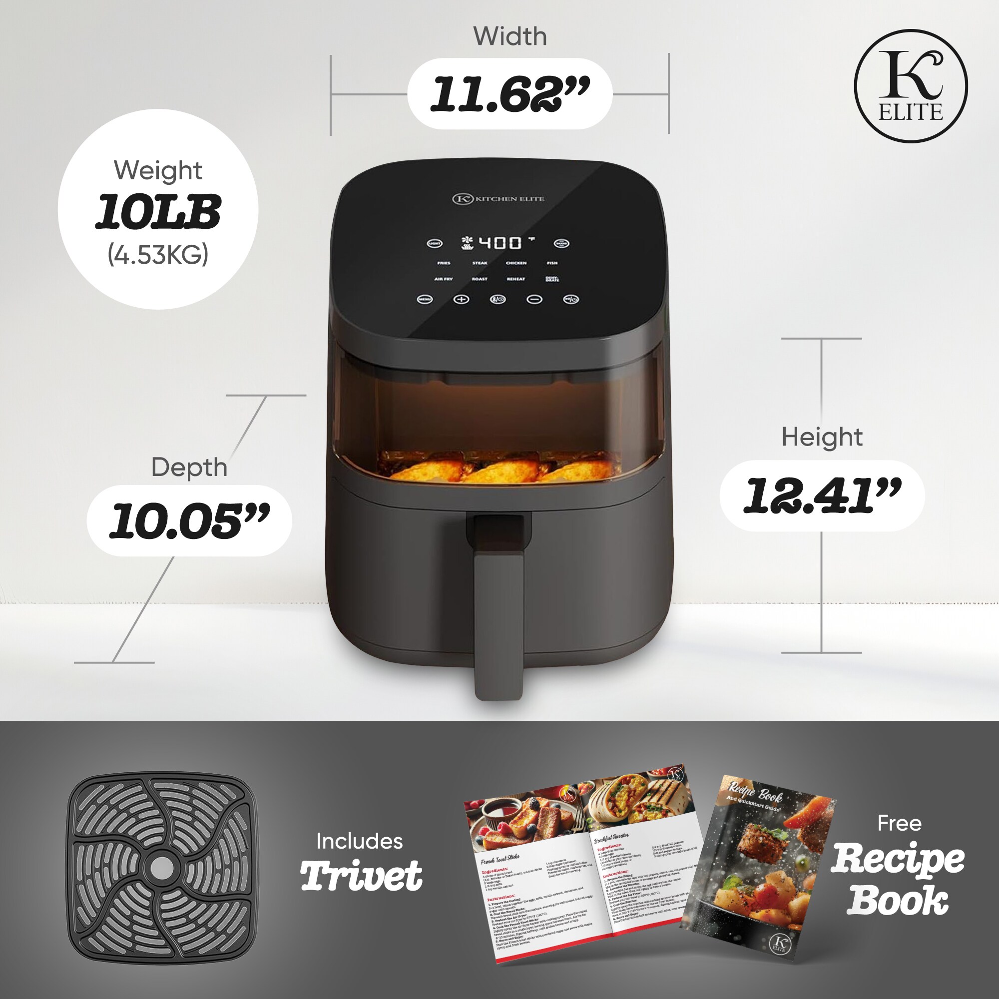 Kitchen Elite KE-AF-115-4QT-AMZ b050573 - View #5