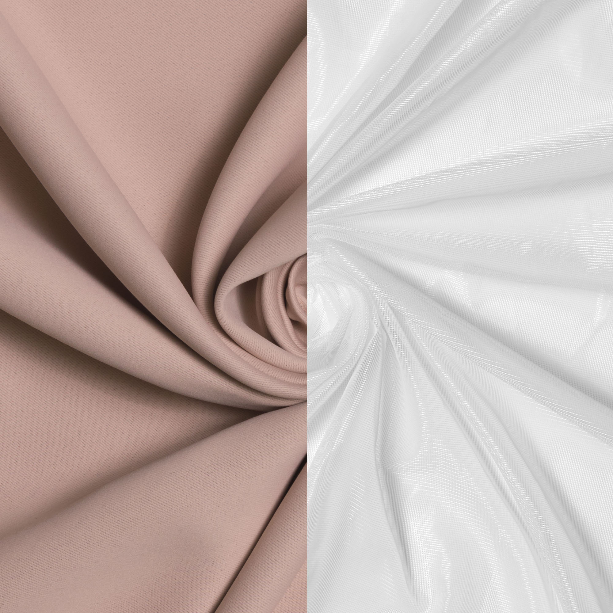 Best Home Fashion MM-TULIP-84-DUSTYPK curtains - View #3