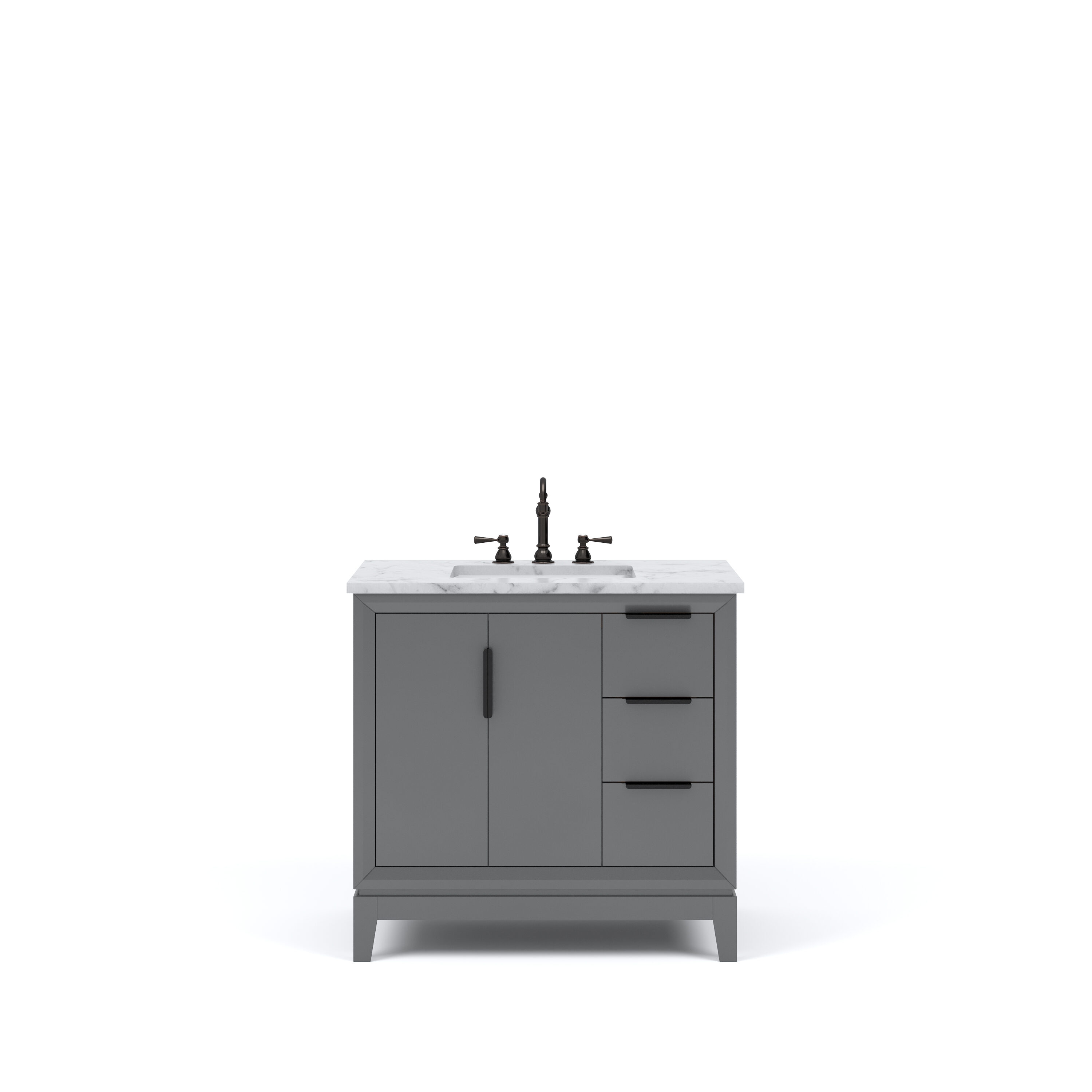 Water Creation VEL036CWCG27 Bath-Vanity-Combo - View #2