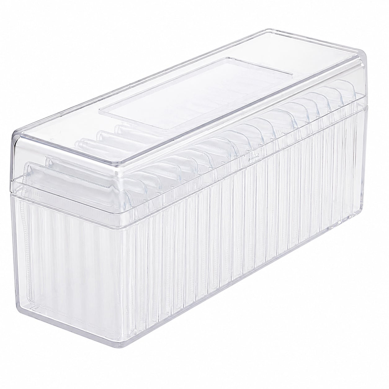 Etokfoks  Acrylic Clear Family 8 4 in x 3 8 in Acrylic Modern Jewelry Organizer Decorative Accessory Product Type