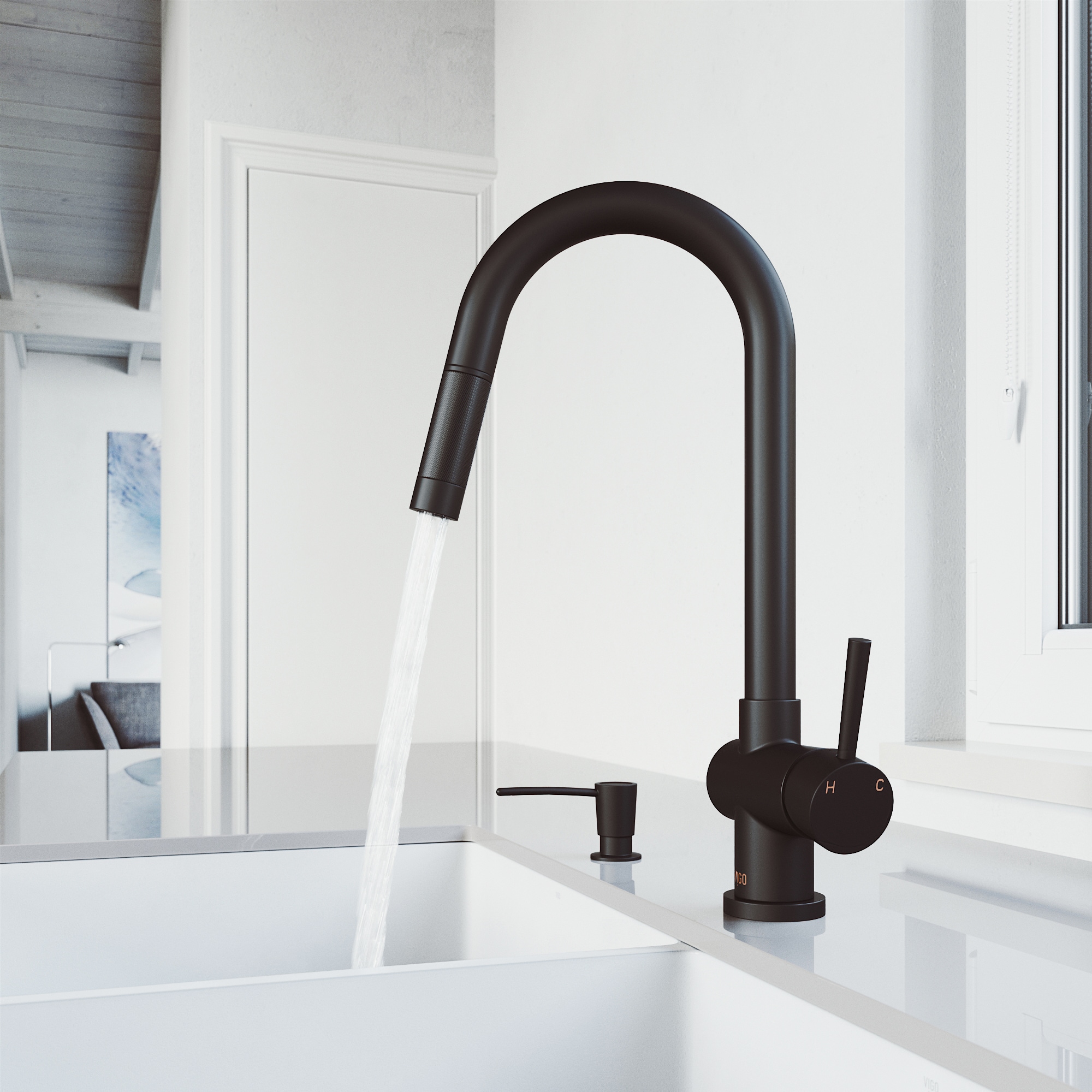 VIGO VG02008MBK2 Kitchen-Faucets - View #3