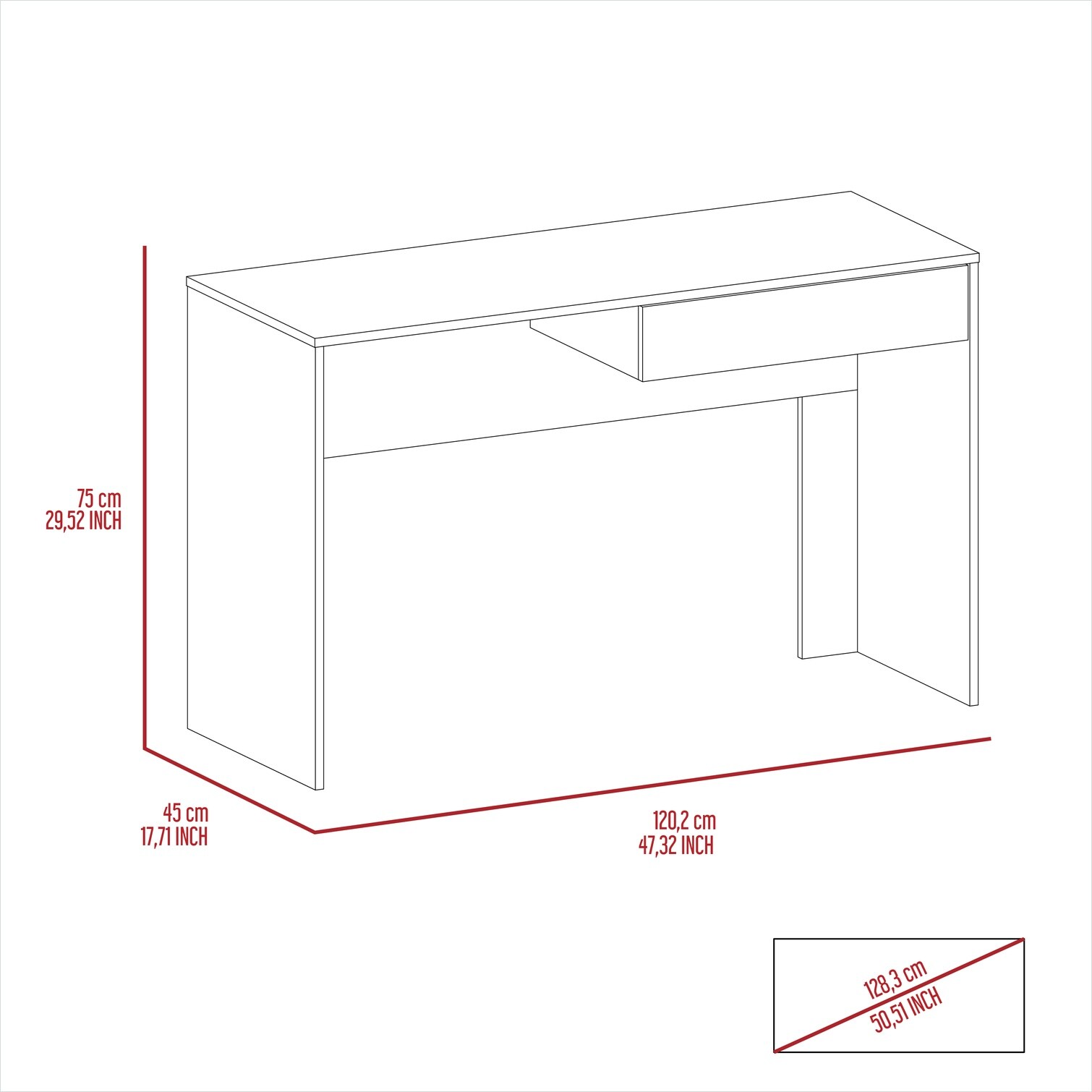 FlowLuxe LL156QN7F0WL desks - View #6
