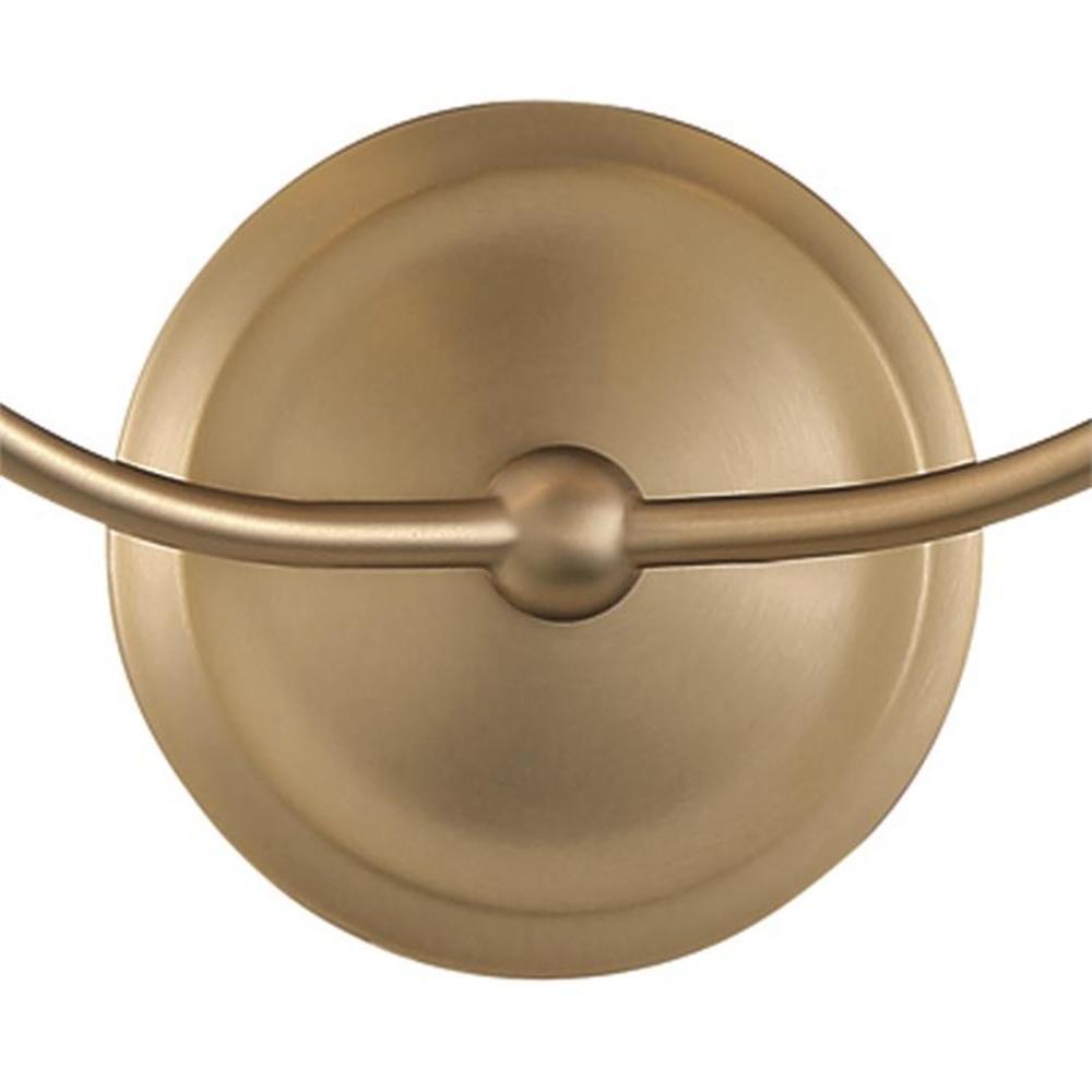Crystorama Sylvan 15.5-in W 2 -Light Polished Gold Transitional Wall Sconce