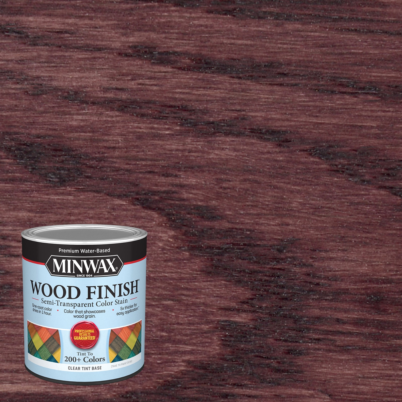 Minwax Wood Finish Water-Based Cherry Blossom Mw1169 Solid Interior Stain  (1-Quart) in the Interior Stains department at