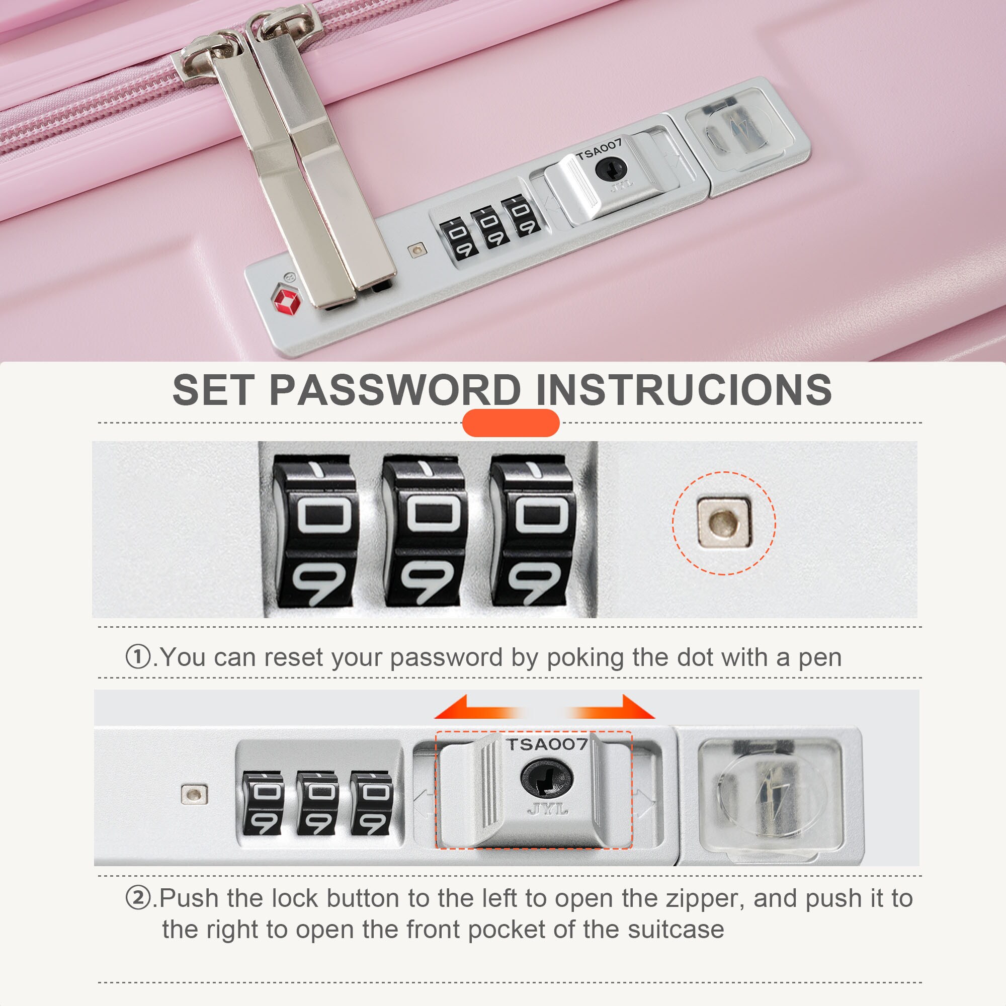 SINOFURN SYD9600010PK Luggage-And-Luggage-Sets - View #2