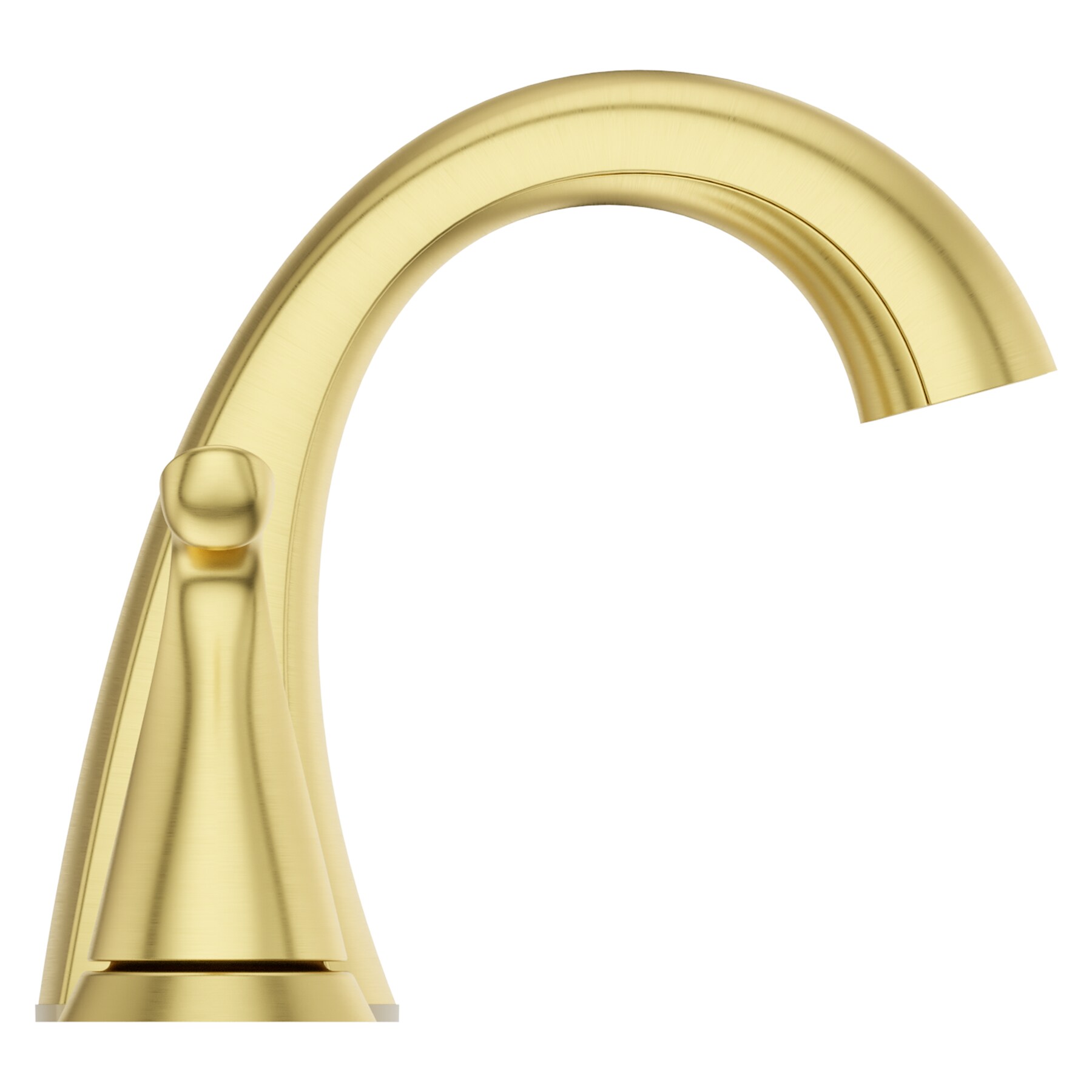 Willa Brushed Gold Widespread Bathroom Faucet with Drain Assembly