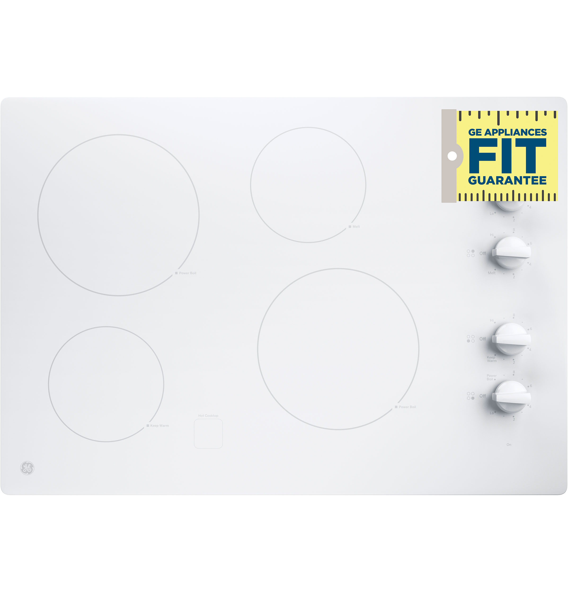 Whirlpool WCC31430AW 30 Electric Cooktop - White