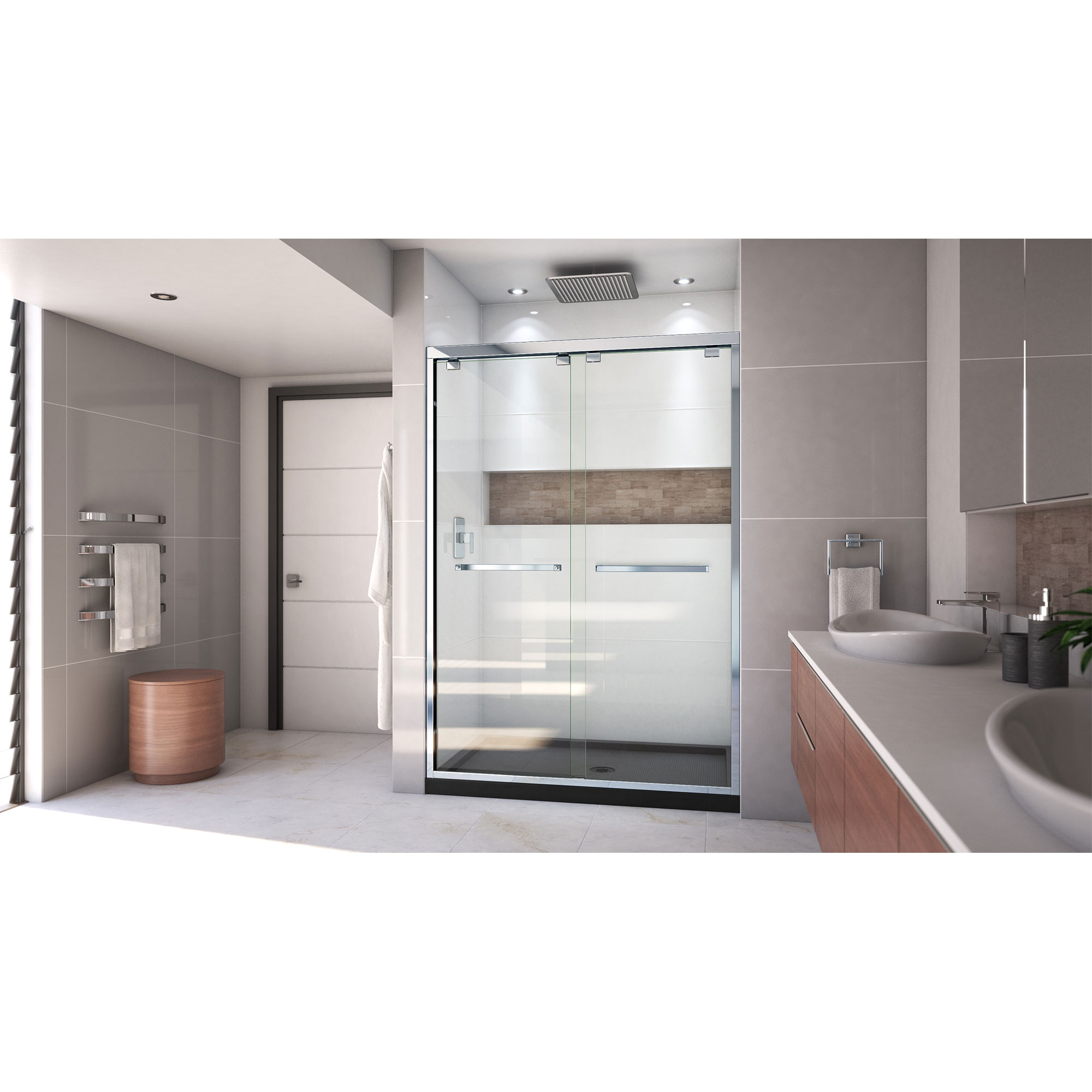 DreamLine DL-7003C-88-01 Alcove-Shower-Kit - View #2