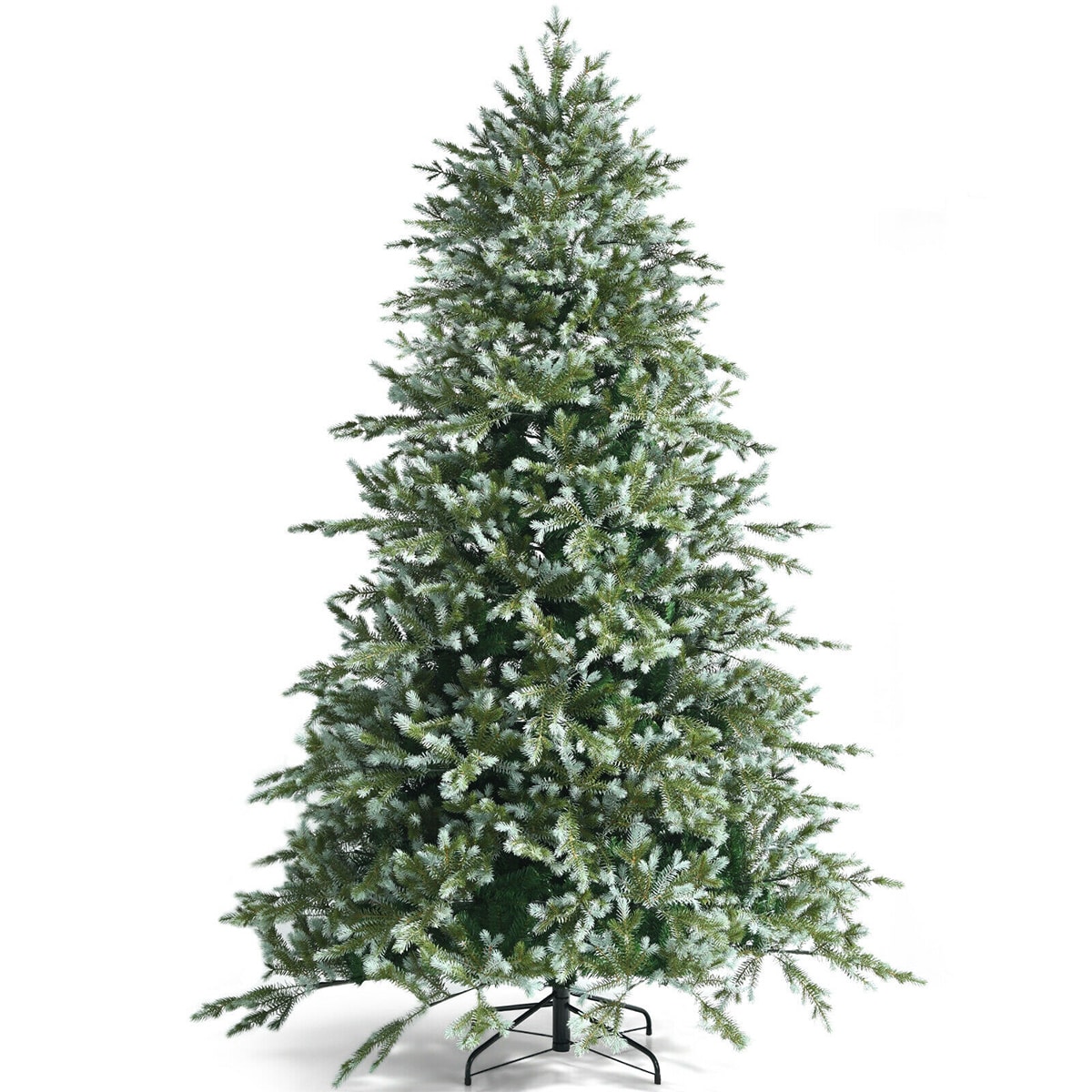 WELLFOR CM-HJY-23594 8-Feet Flocked Artificial Christmas Tree