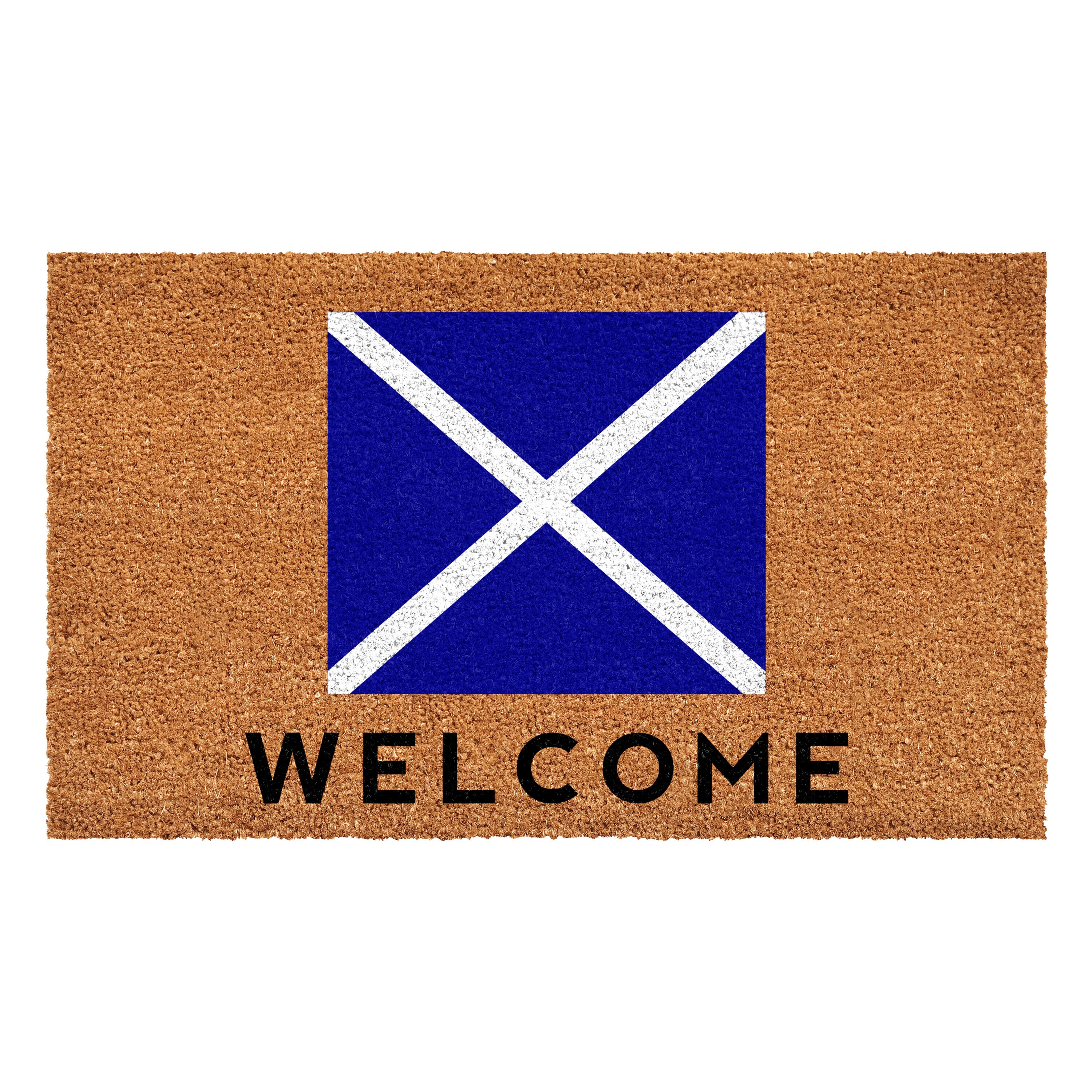 Callowaymills 108122436M 2-ft x 3-ft Multi Coir/Vinyl Rectangular Indoor or outdoor Decorative Door mat