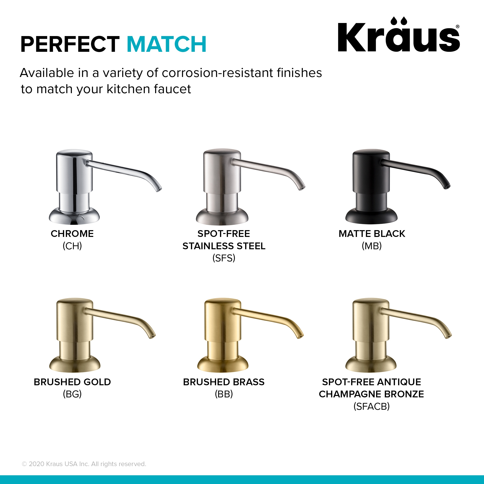 Kraus KSD-53BB Soap-Lotion-Dispensers - View #7