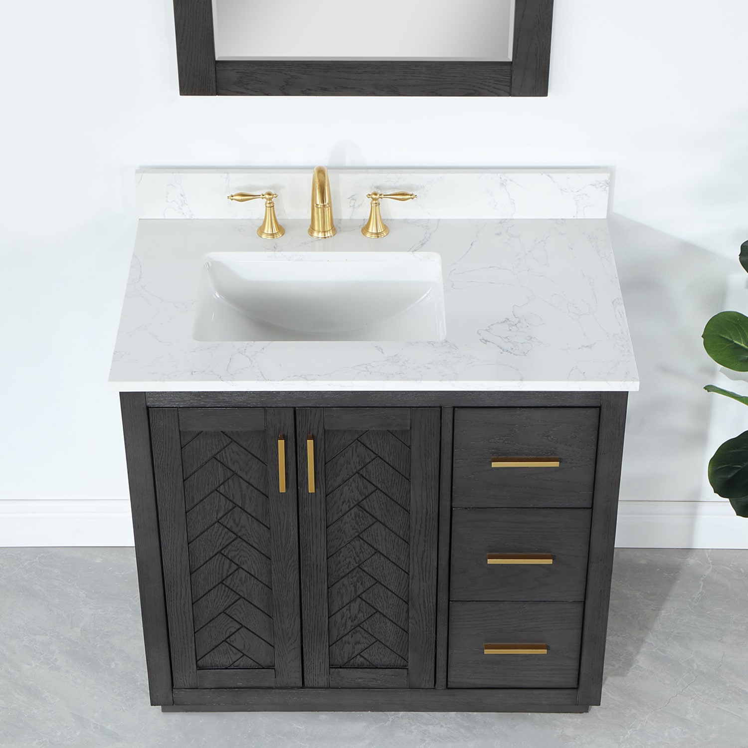 Altair 543036-BN-GW Bath-Vanity-Combo - View #2