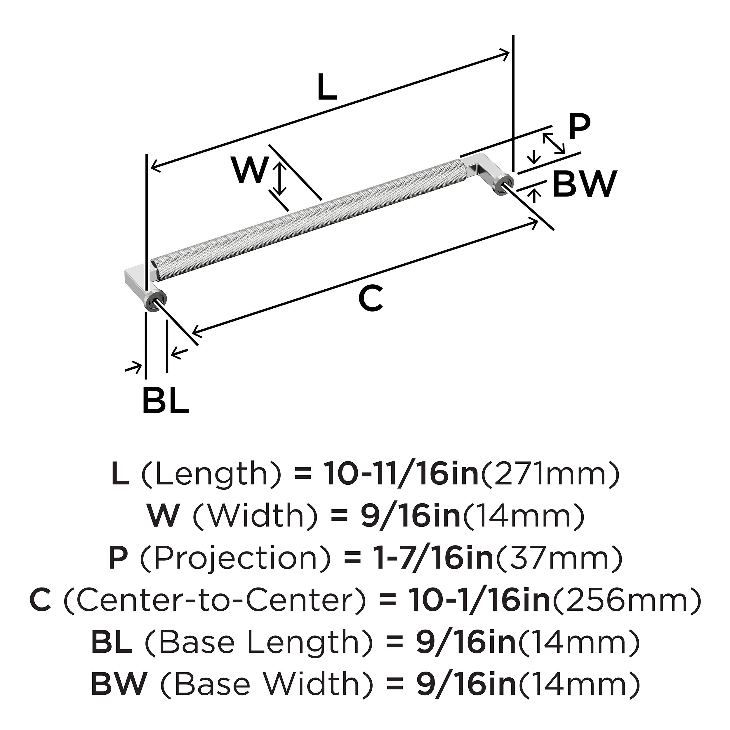 Amerock BP3762826 Cabinet-Pulls - View #4