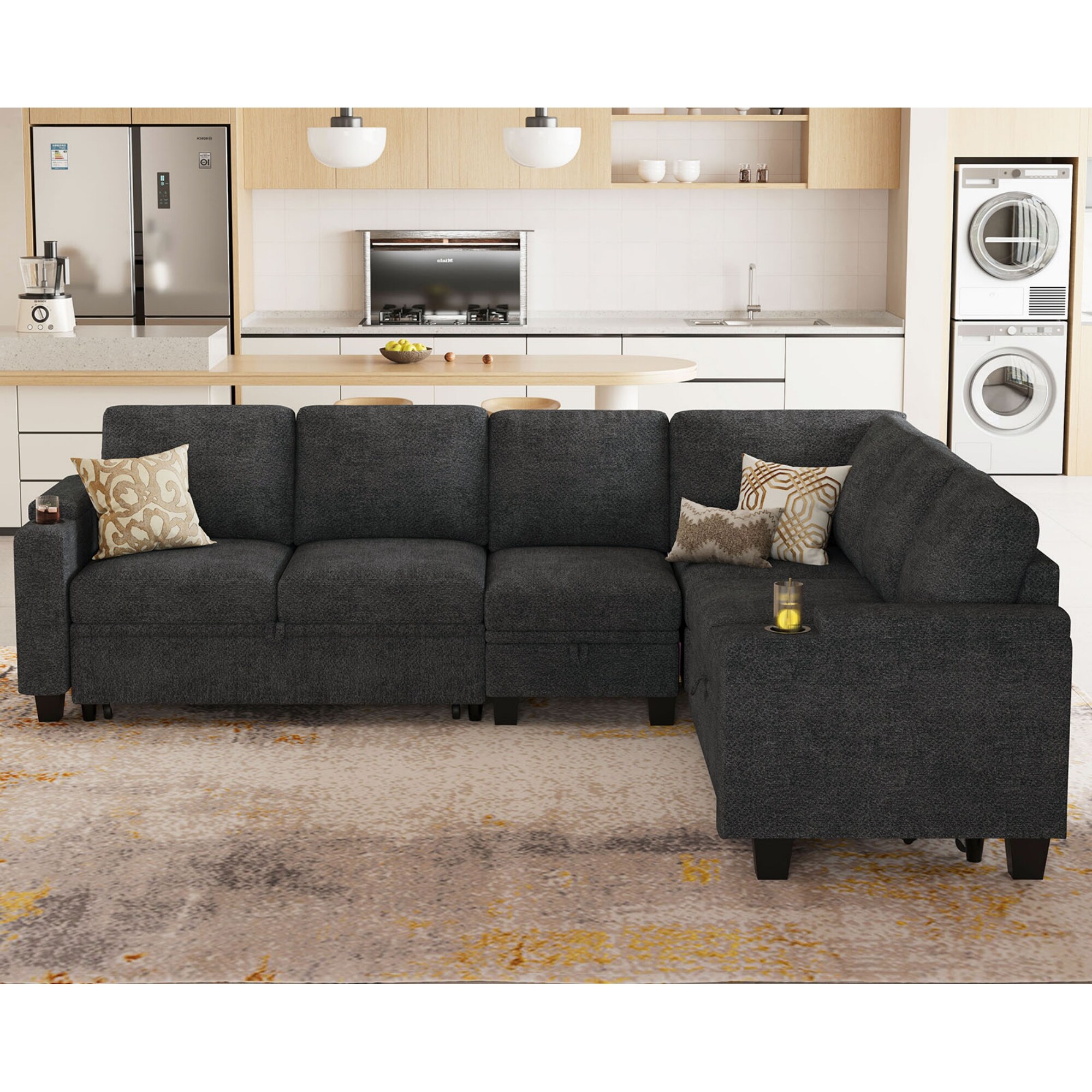 Belffin BF098-ACD2G-DGRAY futons - View #5
