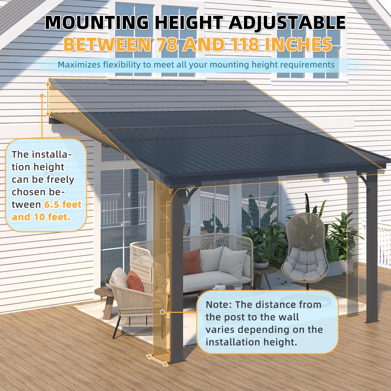 AECOJOY 16563BK-LS02 Wood-Resin-Gazebos - View #5