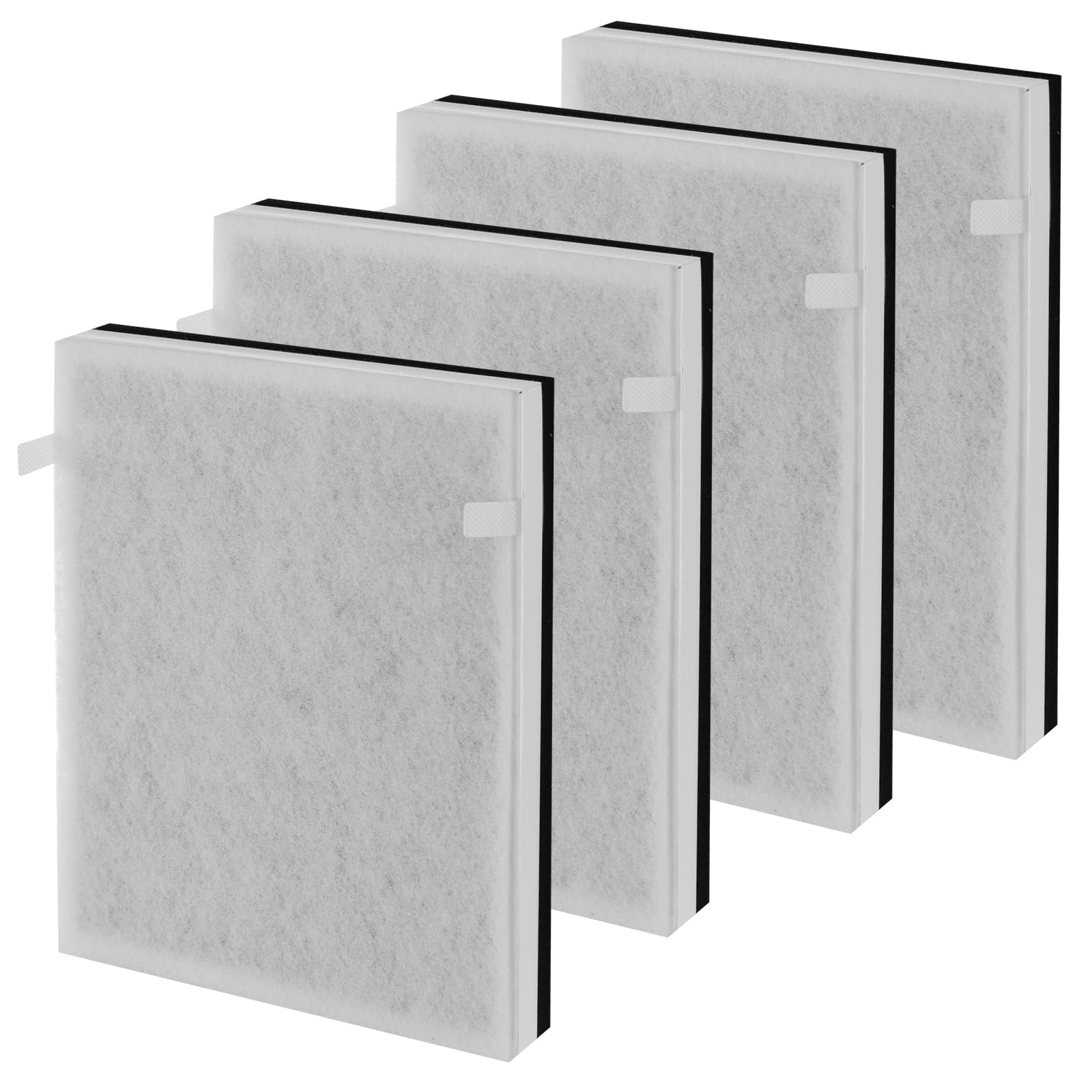 UUDULY  4 Pack 100 compatible filter pack for 100 Air Purifier 3 in 1 H13 True high-efficiency High Efficiency Activated Carbon Filter Compatible