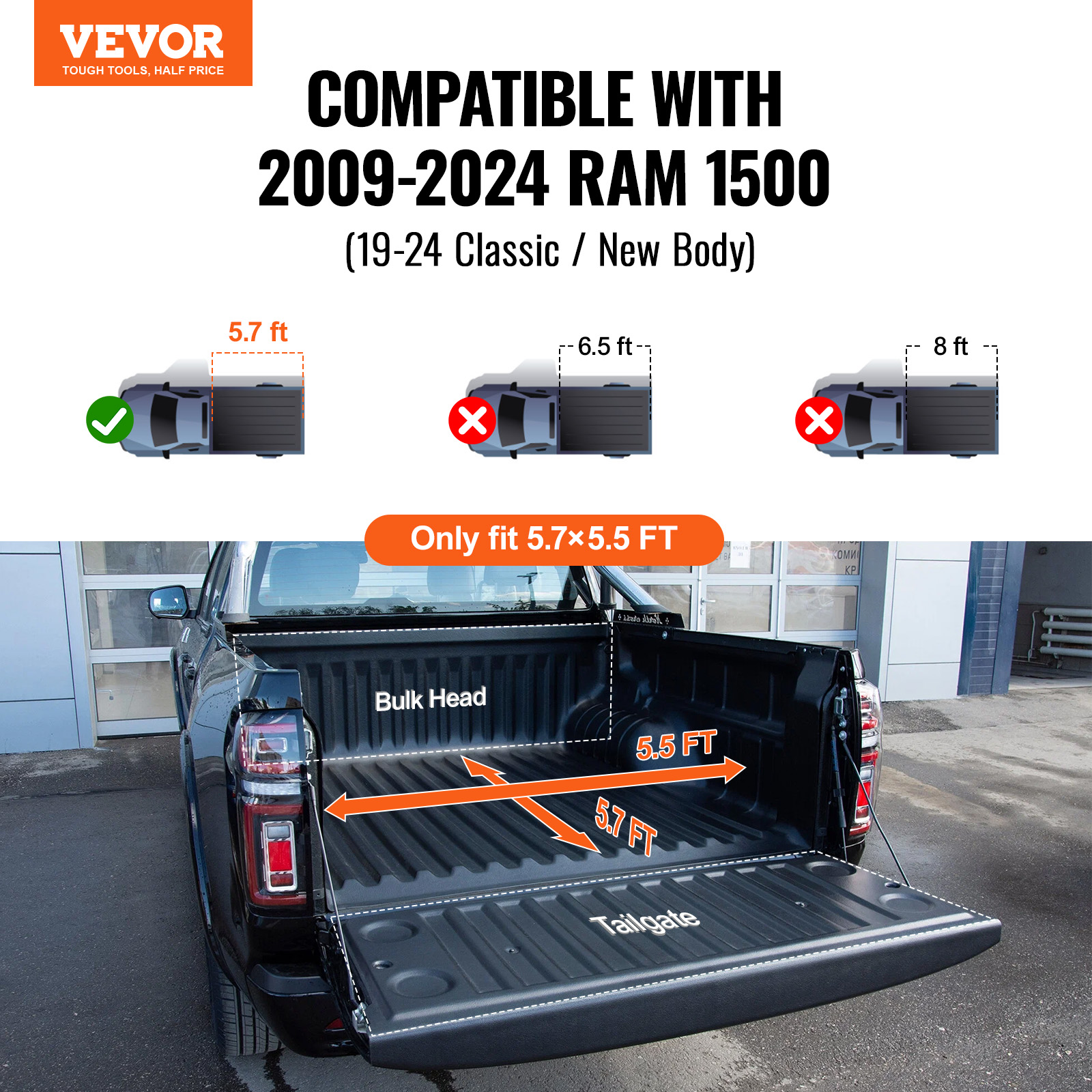 VEVOR ZDSKCHBXGZDS4EZE5V9 Truck-Accessories - View #5