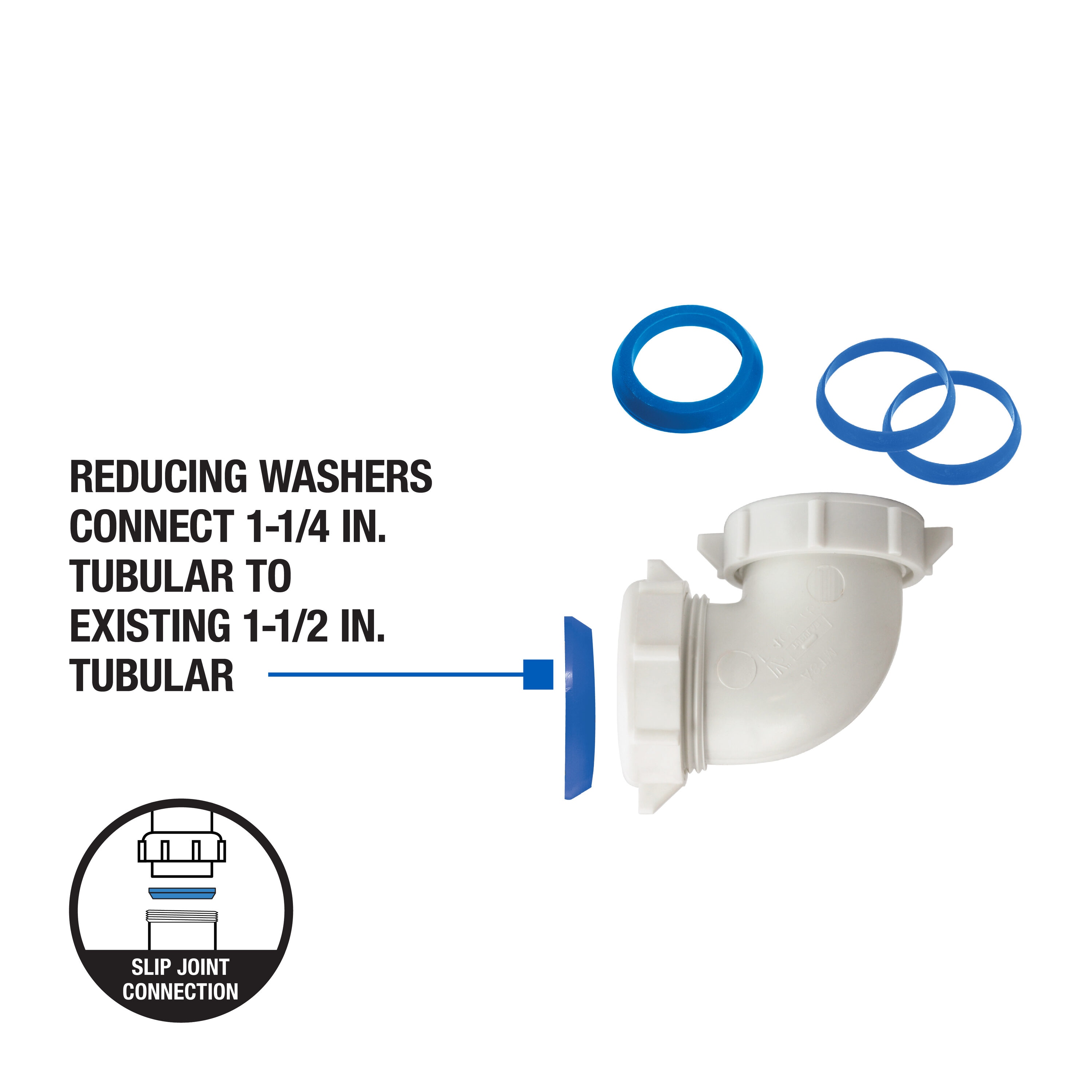 Dearborn 1000000668 1-1/2-in Plastic Elbow coupling