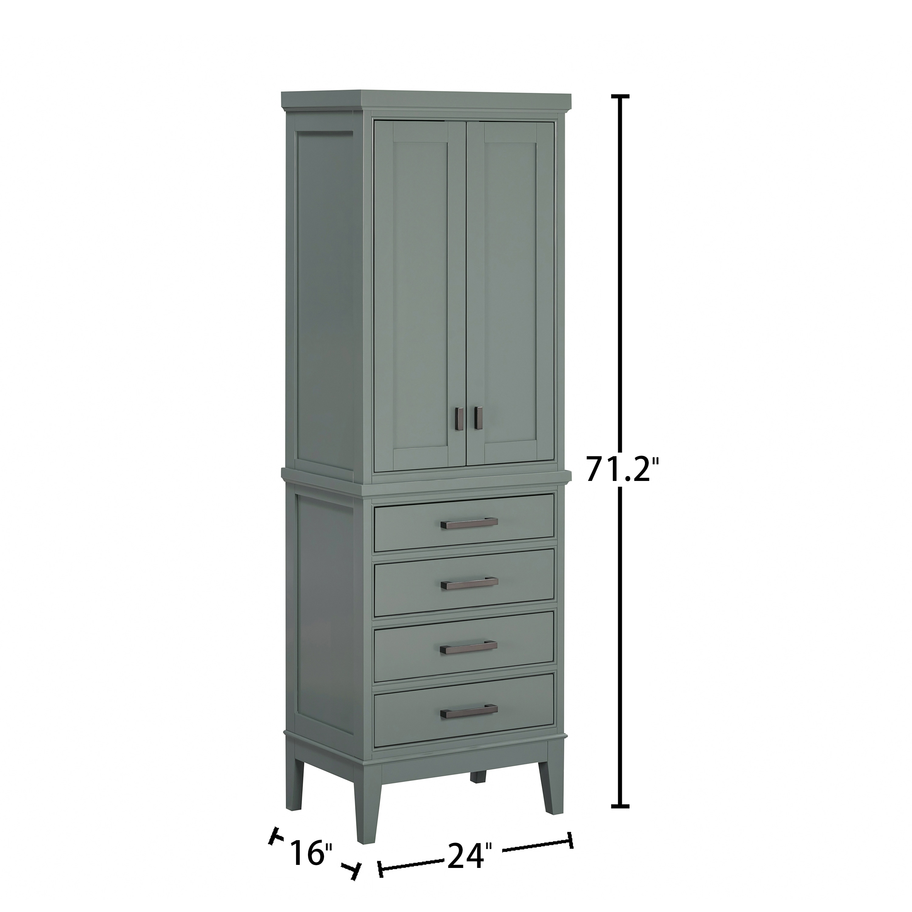 Avanity MADISON-LT24-SG Linen-Cabinets - View #3