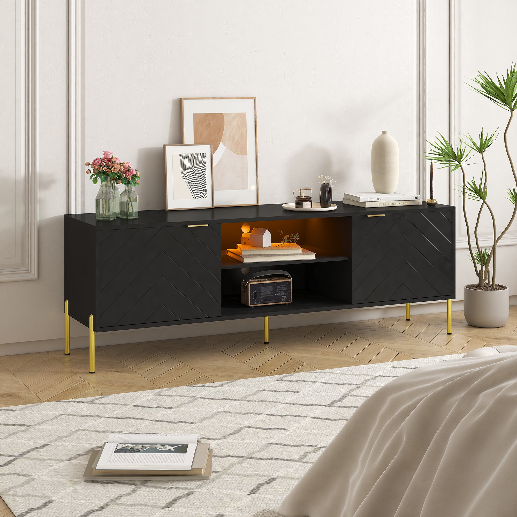 Boyel Living BL-ID01TVBK Tv-Stands - View #3