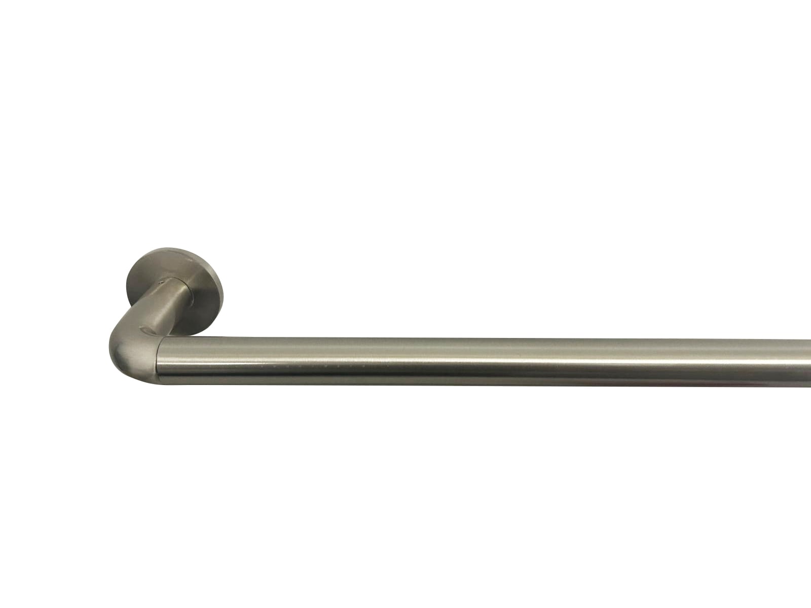 HLC.me WRP-SLVR28 Wrap Around Room Darkening Grommet Curtain Rod - Adjustable Curtain Rod - Sturdy