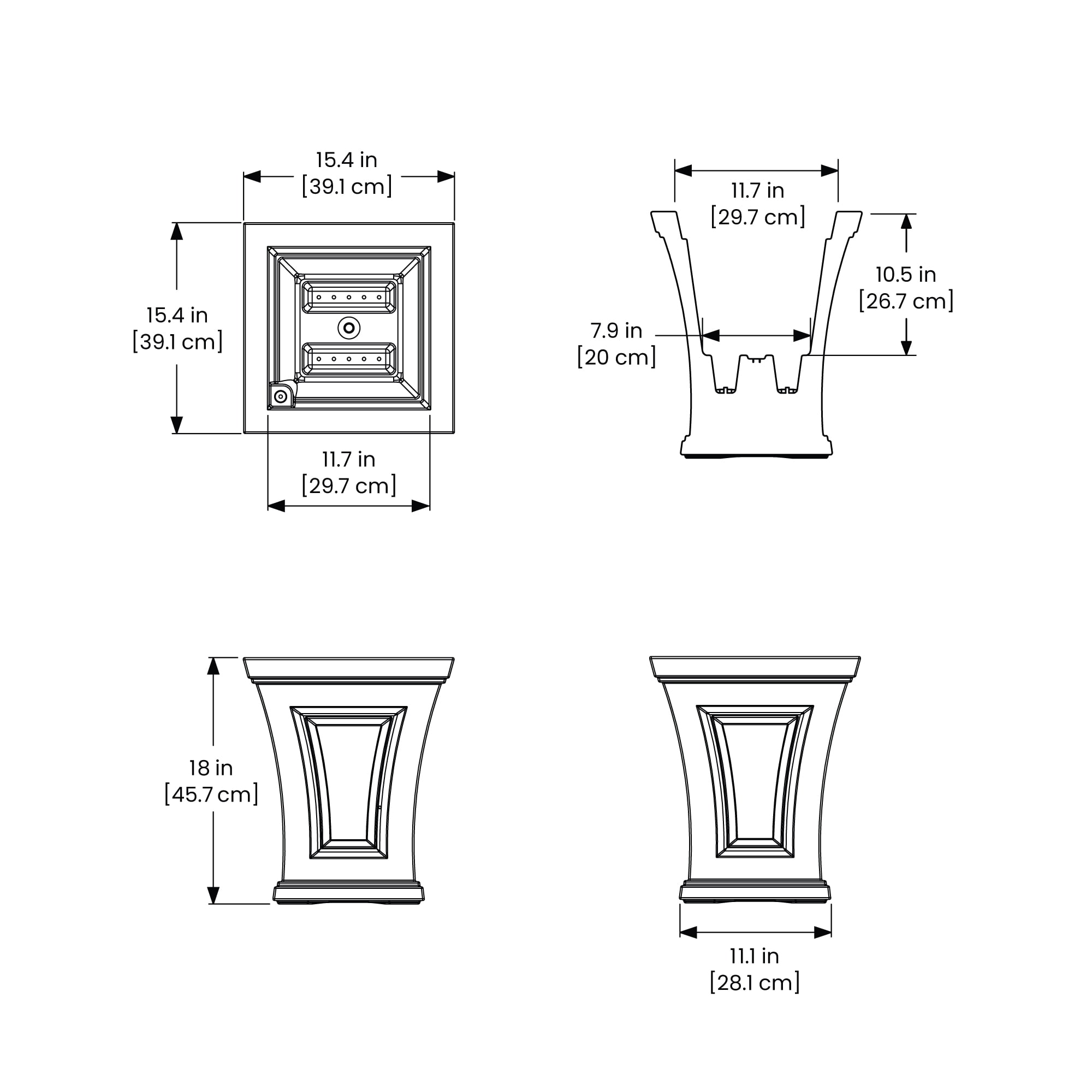 Mayne 4870-B Planter-Window-Box - View #5