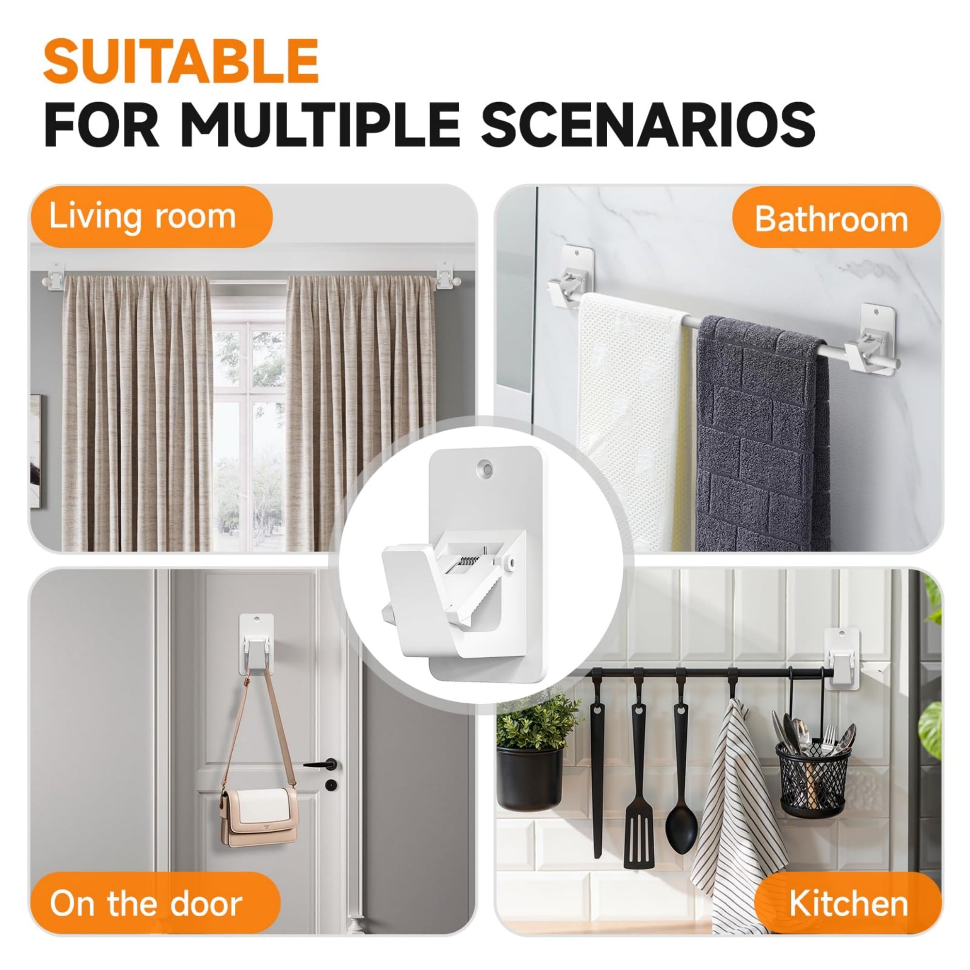 Wudkey L4-VW4F5E Curtain-Rods - View #7