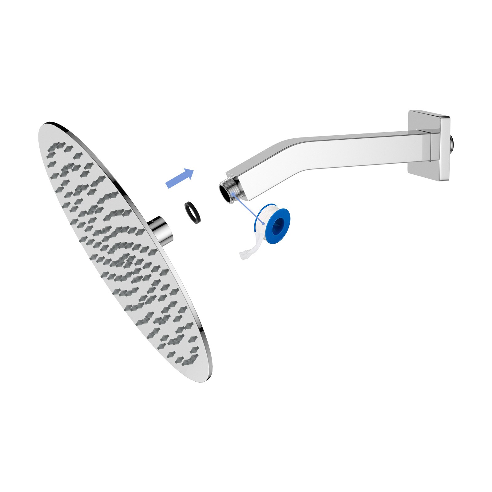 EVERSTEIN Q-861-OTOP Bath-Shower-Facc - View #3