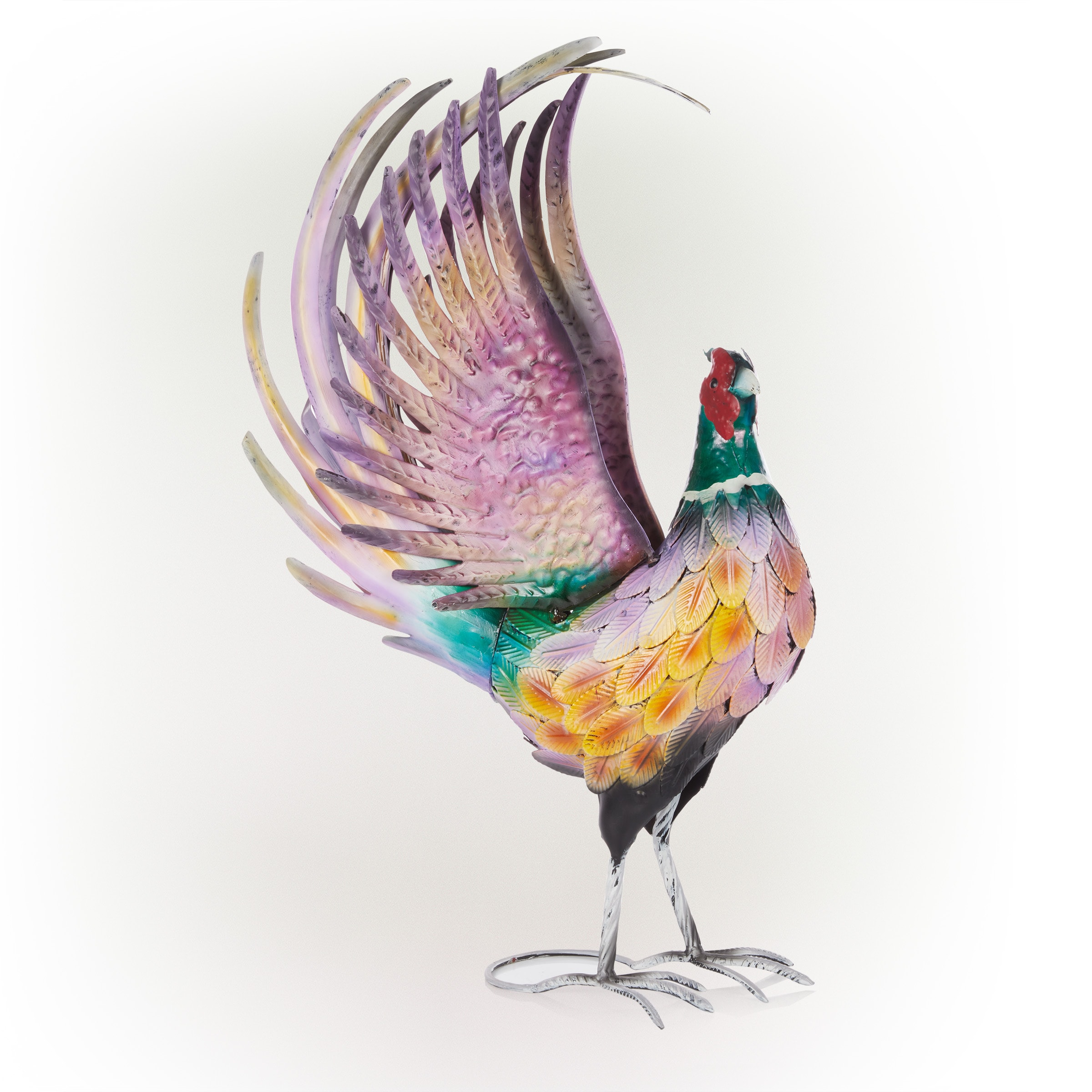 Alpine Corporation JUM514 28-in H x 17-in W Multiple colors/finishes Rooster