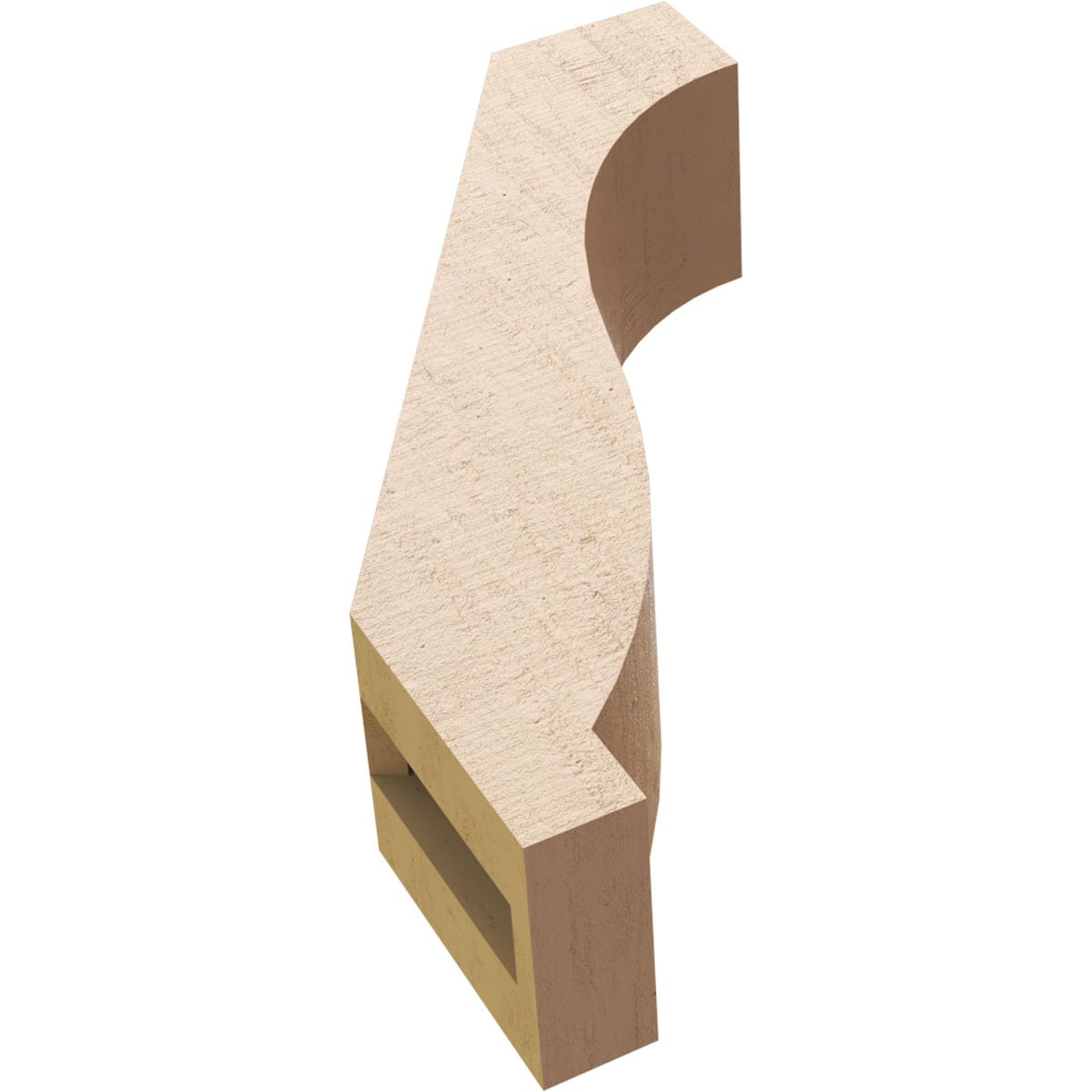 Ekena Millwork BRCUR03X08X12BKRRCPR braces - View #7