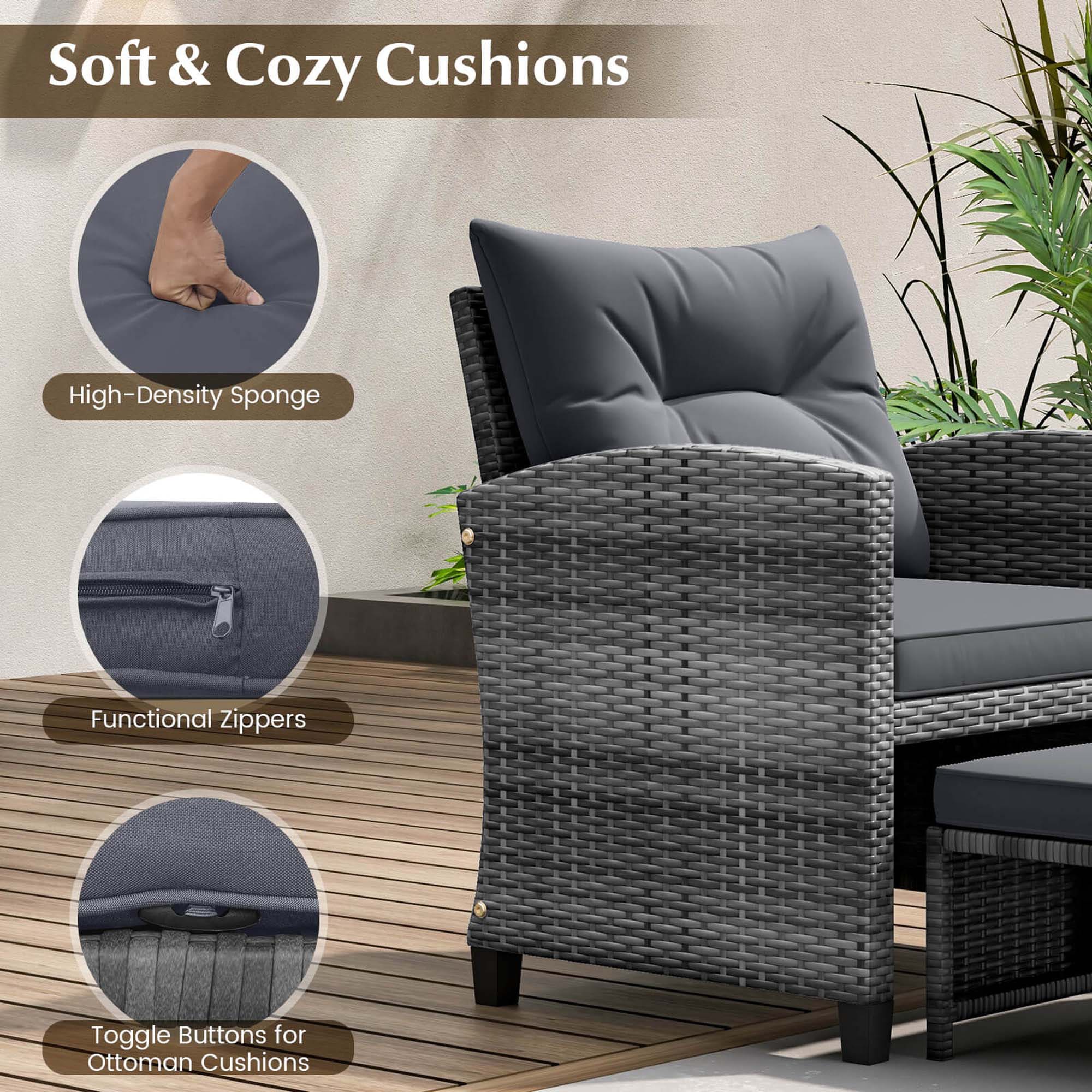 Costway HCST02142 Patio-Conversation-Sets - View #3